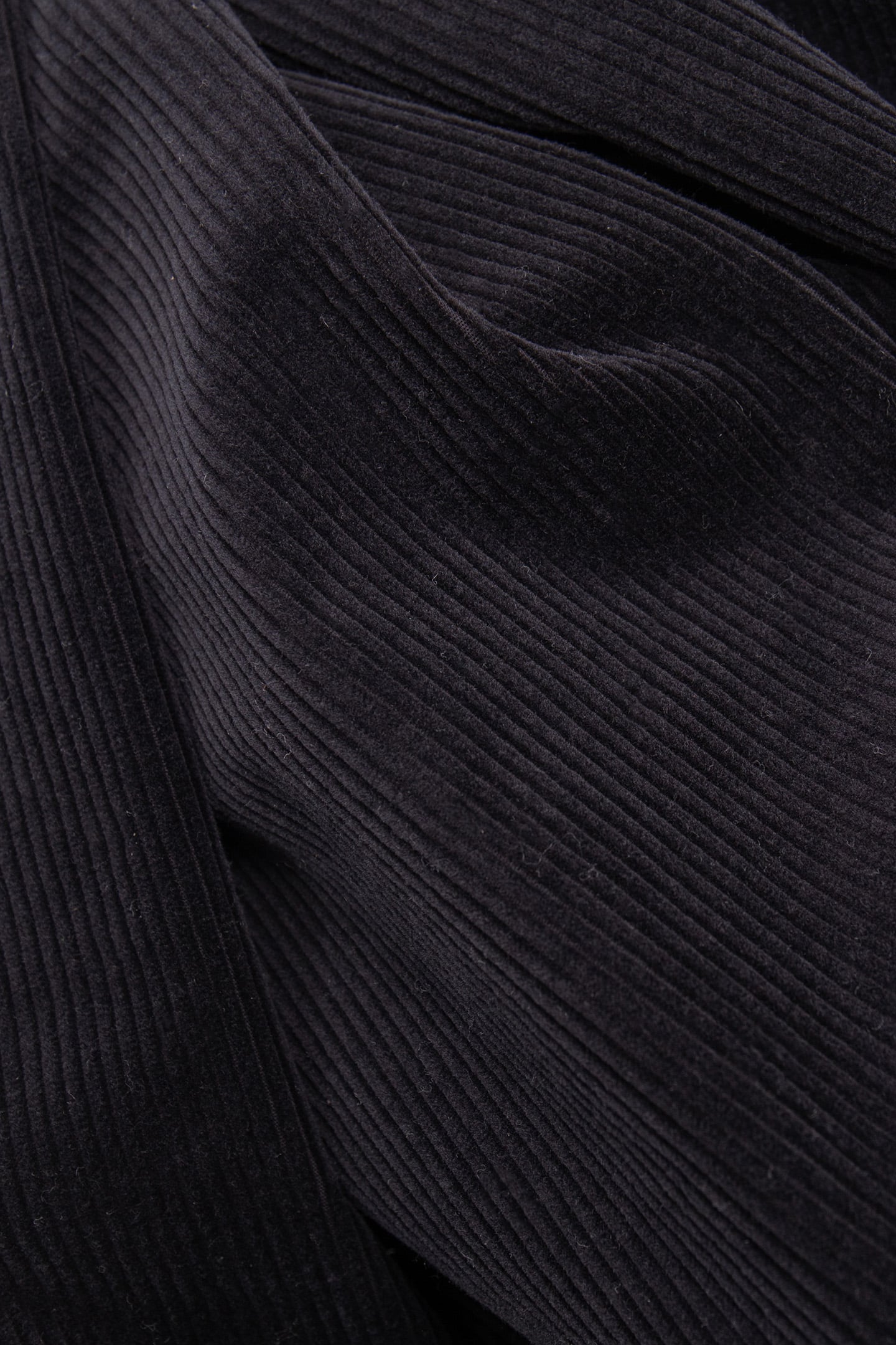 BLACK CORDUROY JOGPANTS 6
