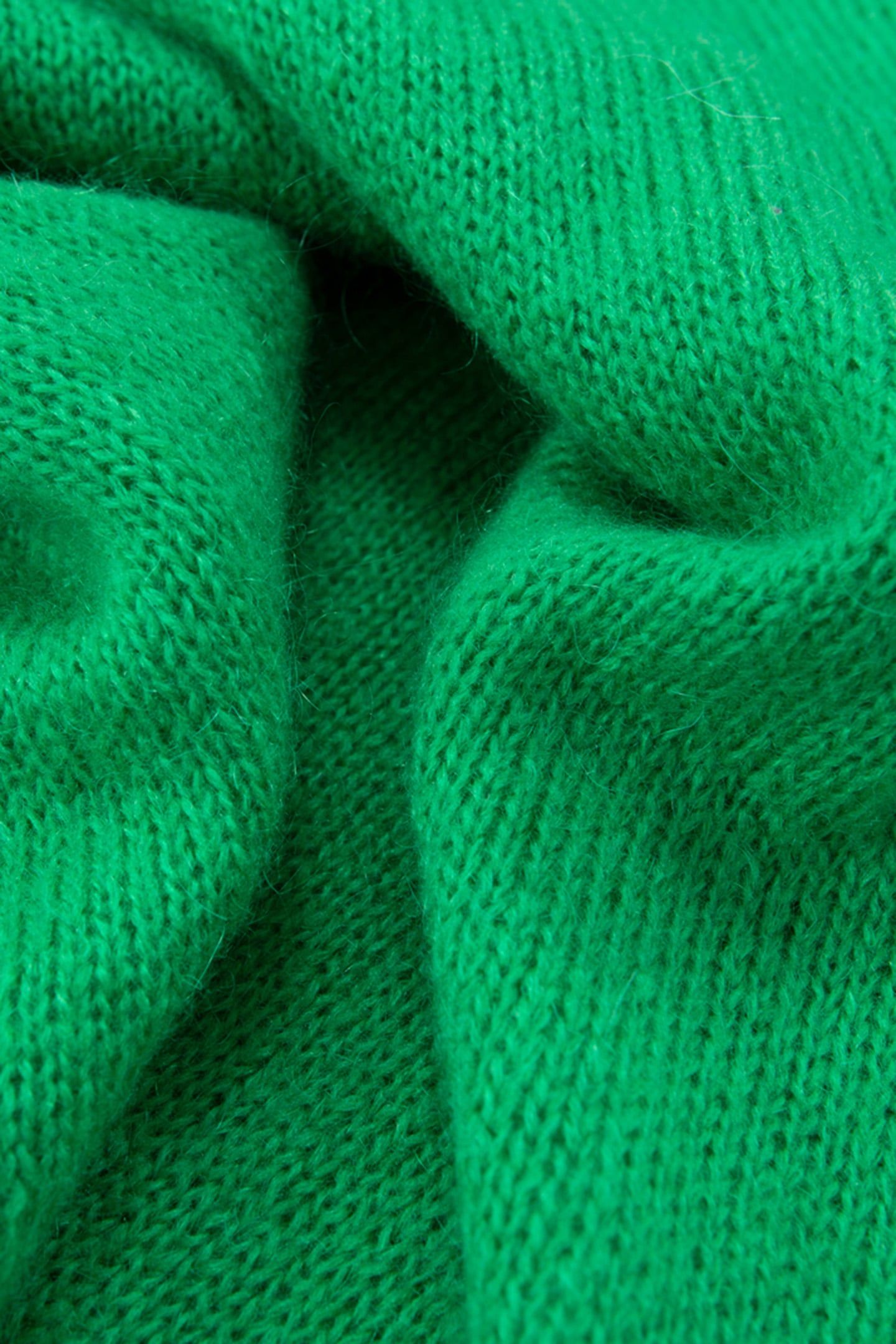 GREEN PRE-KNIT OVERSIZE SWEATER 7