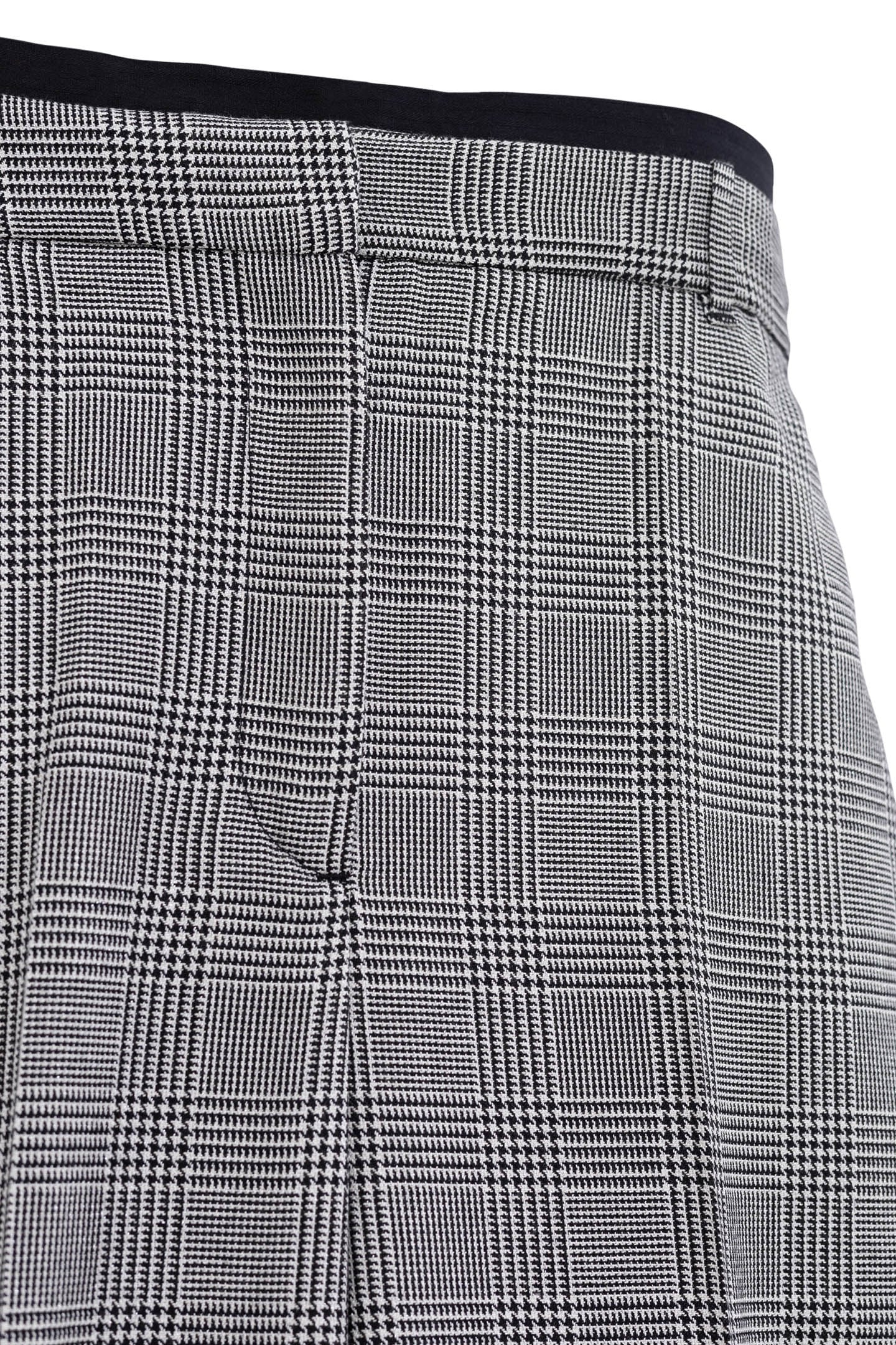 BLACK PRINCE OF WALES LUREX SUIT PANTS 5