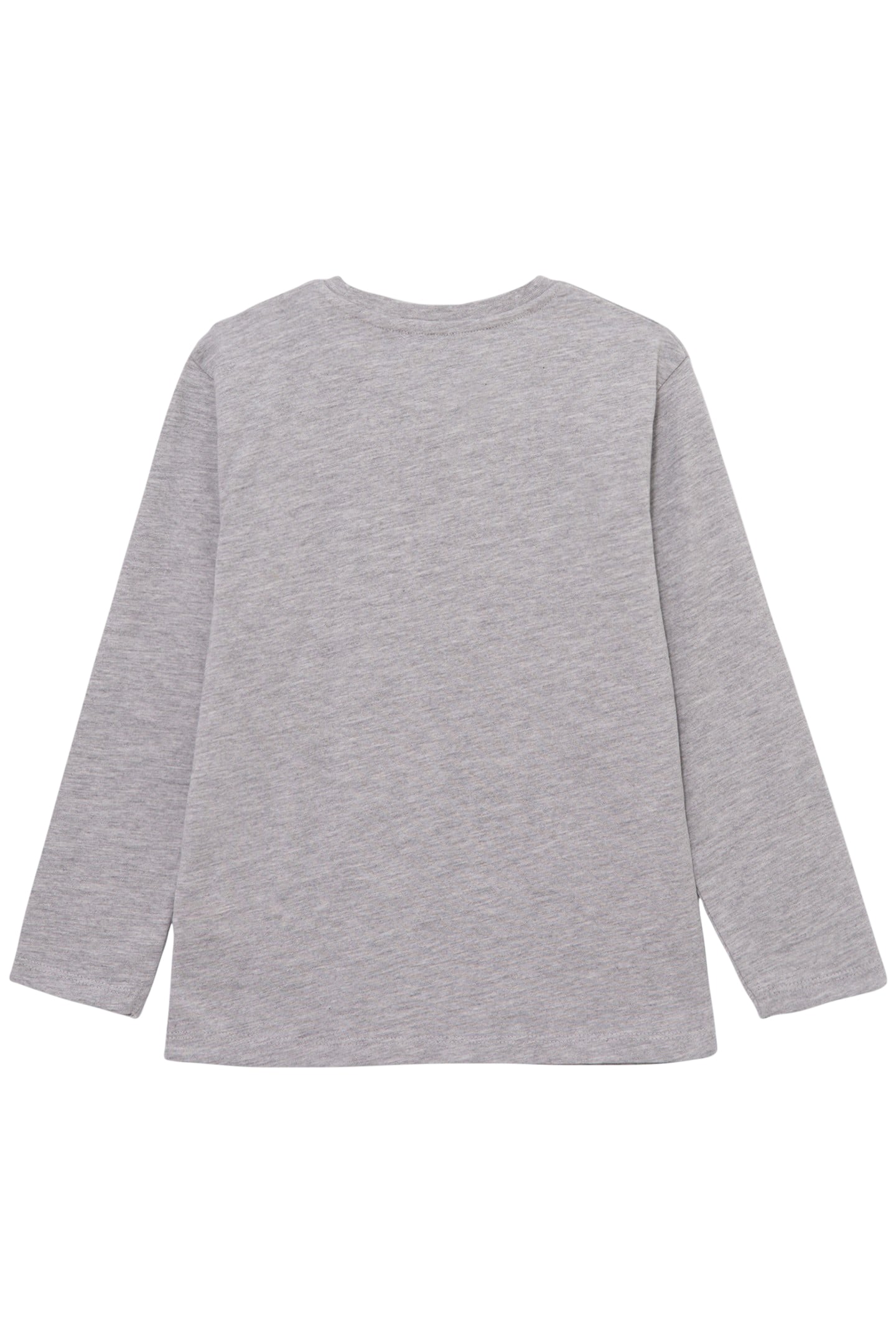 BOY'S GREY ORGANIC COTTON T-SHIRT WITH SKATEBOARD BADGES 2