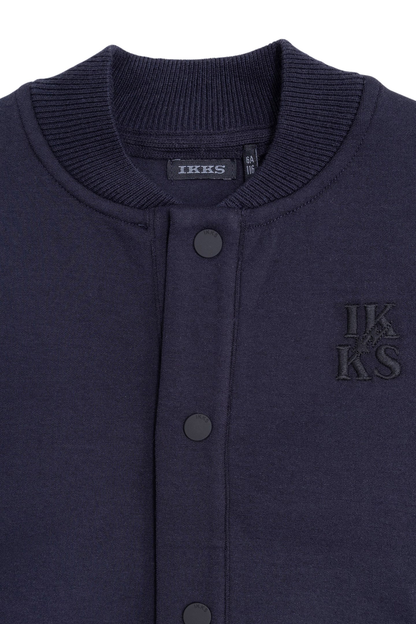 NAVY CARDIGAN SLEEVES KNIT LOGOS BOY 3