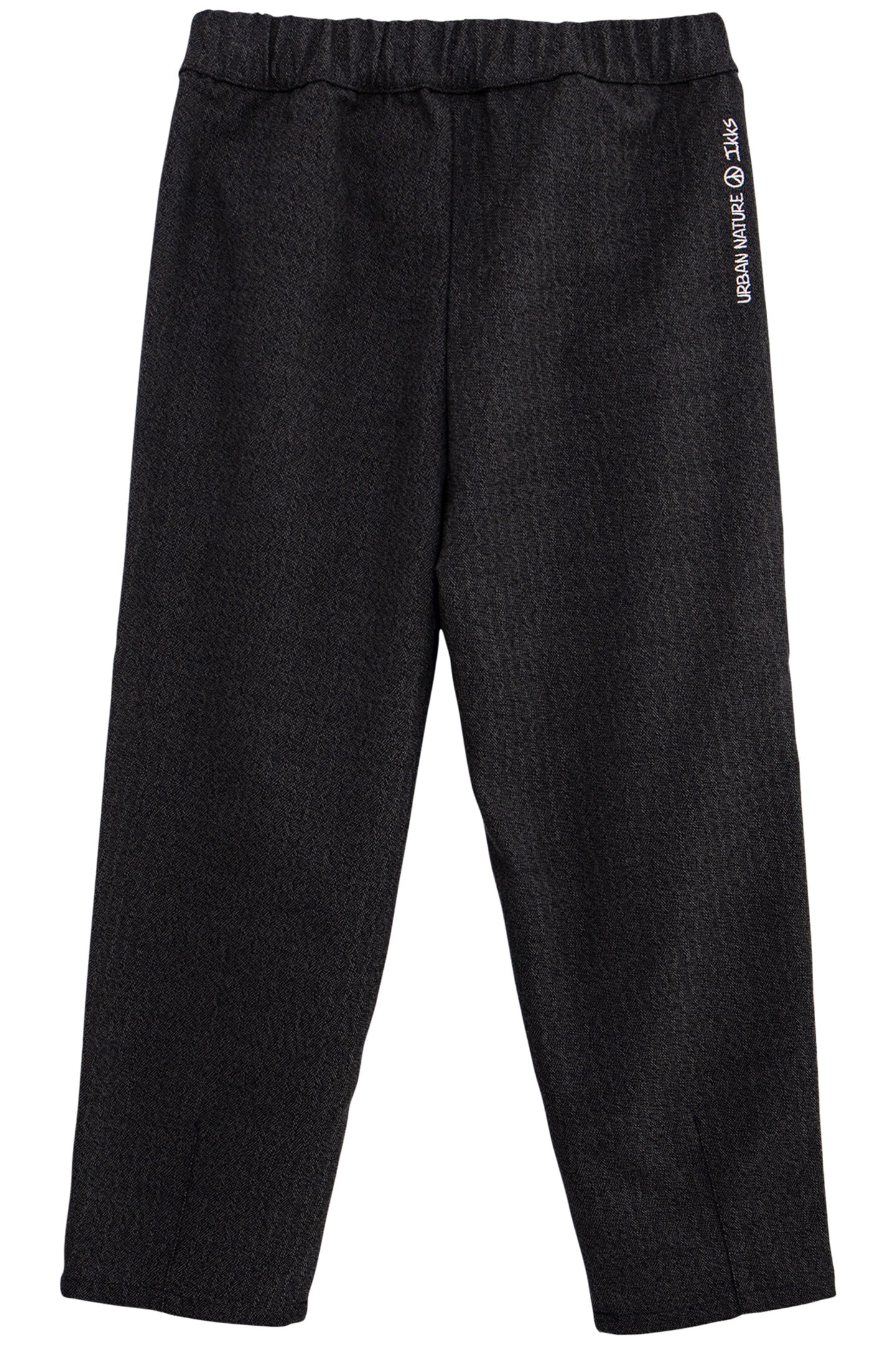 GIRL'S BLACK FAUX-UNI JEWEL-RIBBON PANTS 2