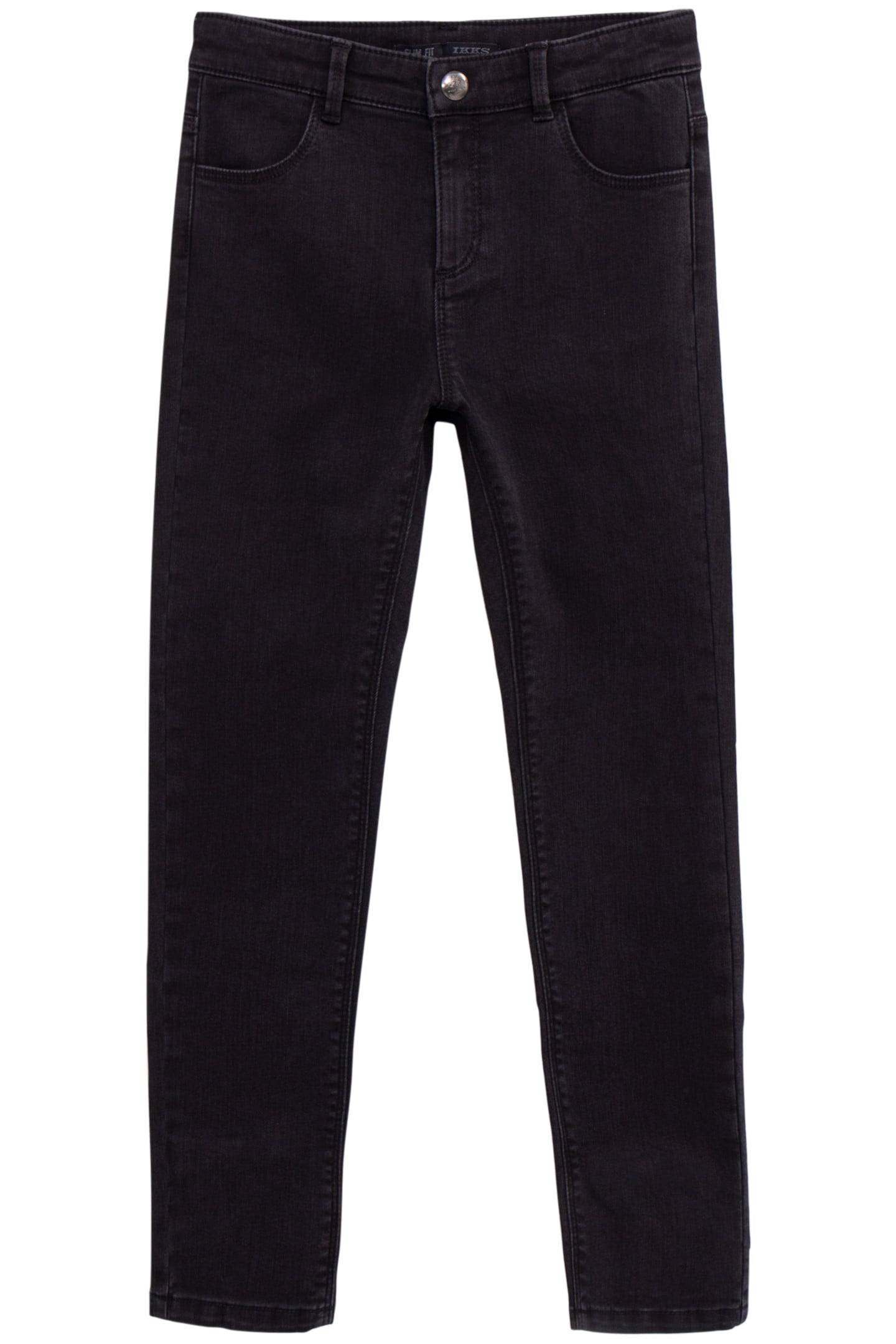 SLIM BLACK SKINNY JEANS-GIRL'S BELT 1