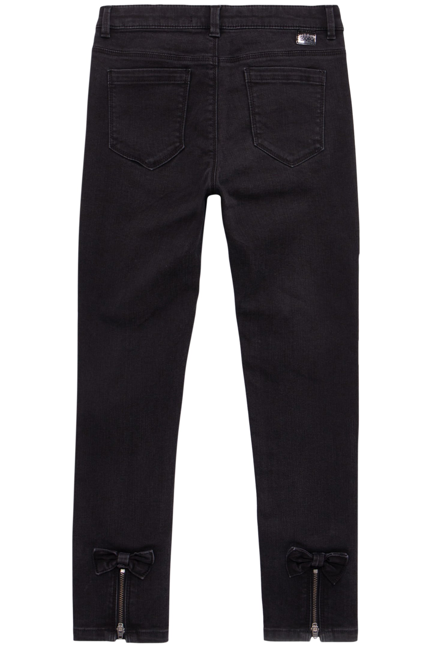 SLIM BLACK SKINNY JEANS-GIRL'S BELT 2