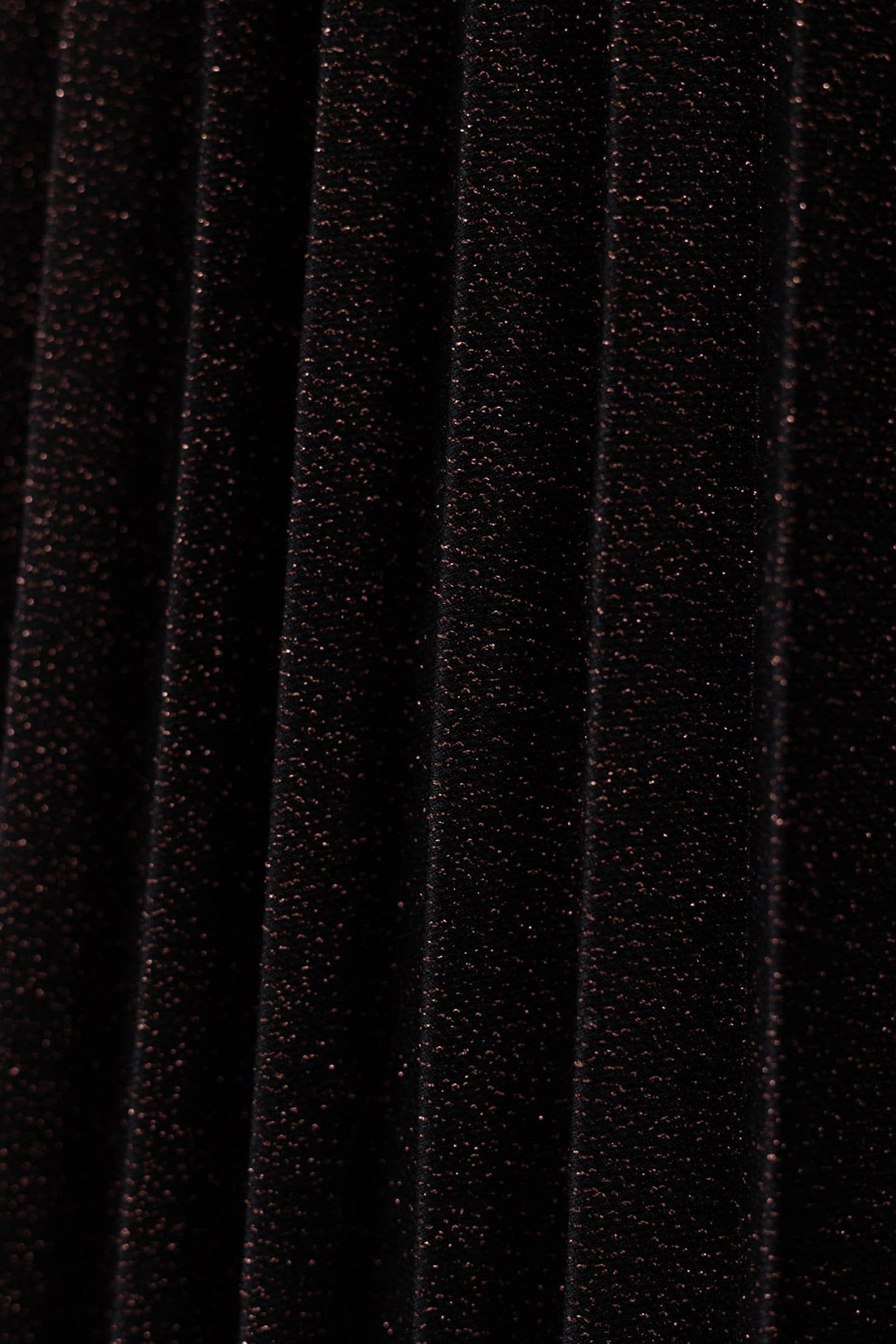 BLACK COPPER GLITTER KNIT LONG DRESS 8