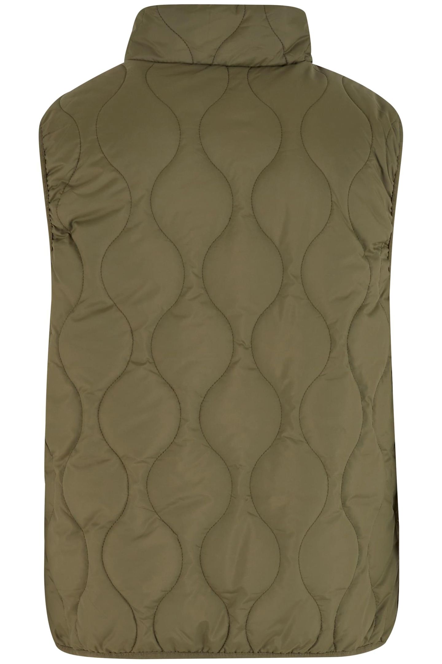 MENS SUPER LIGHT BUBBLE VEST OLIVE 2