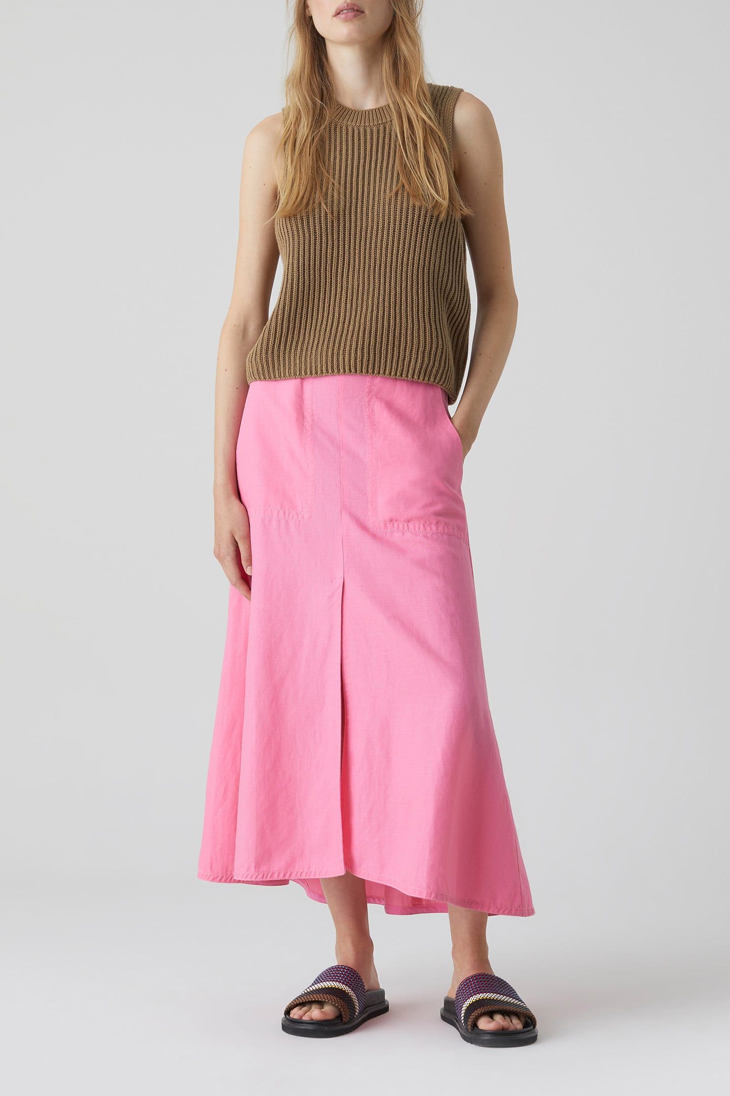 POCKET SEAM SKIRT SKIRTS PINK LILIES 3