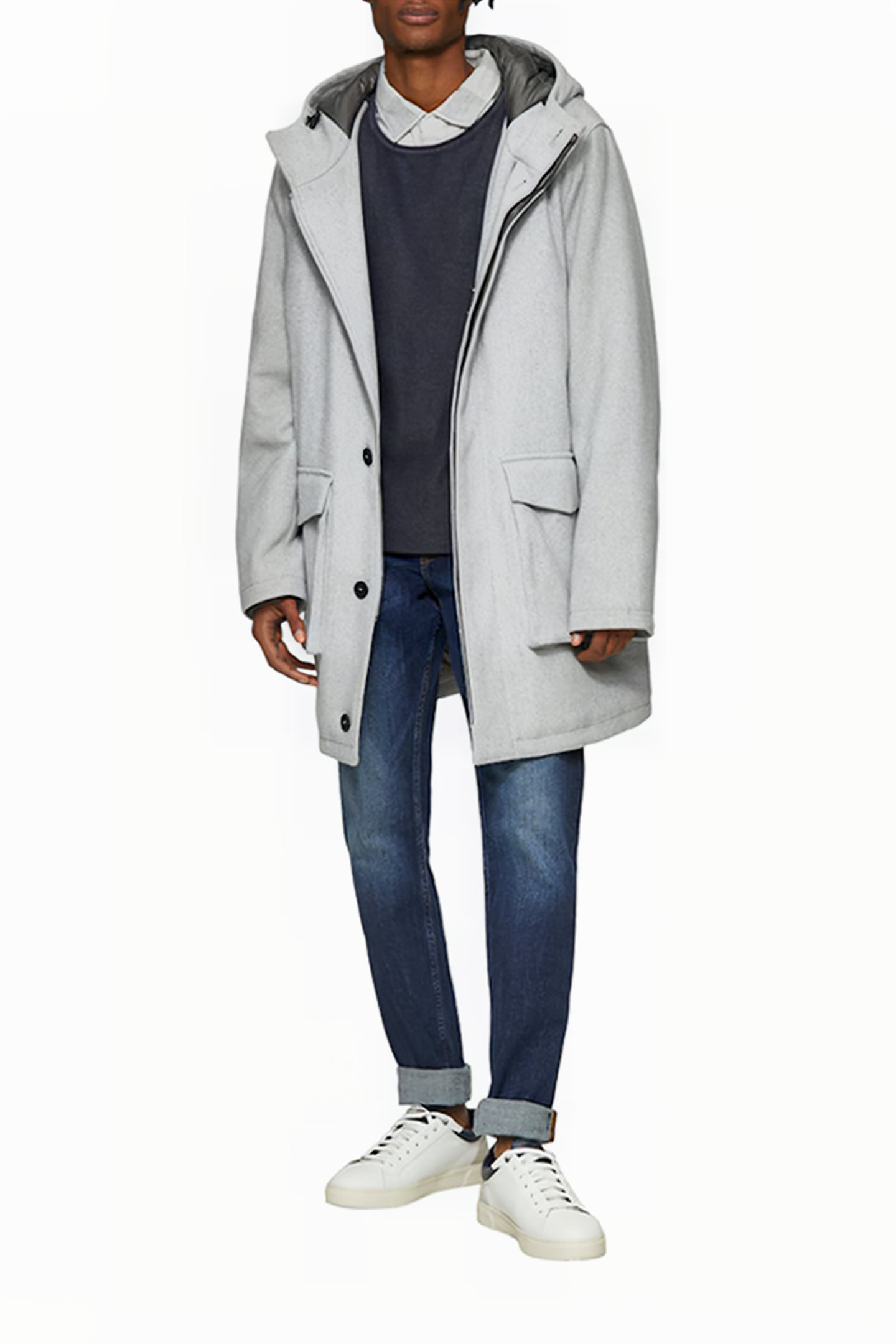 S. OLIVER-QS JACKETS OUTDOOR GREY/BLACK 2