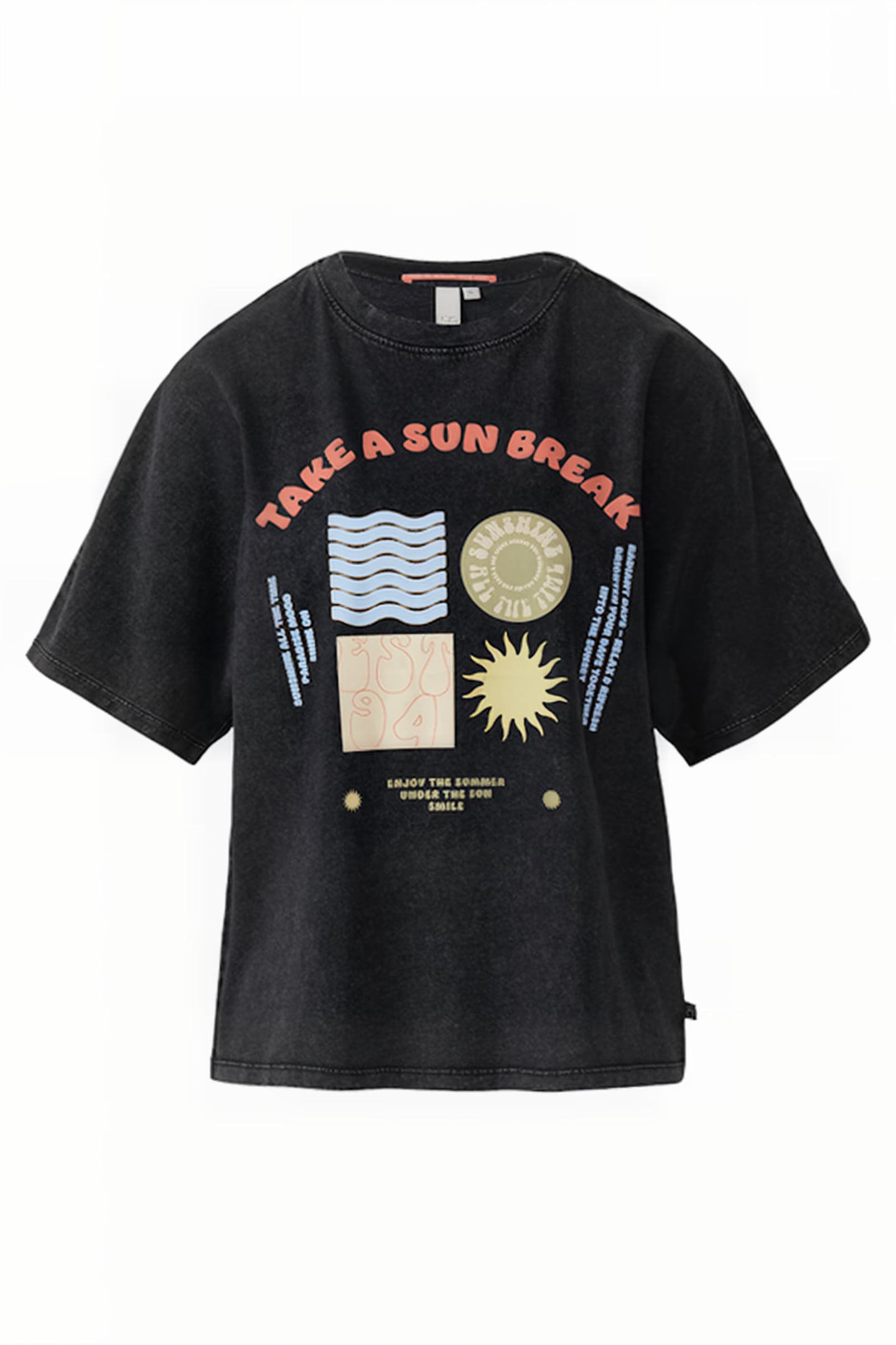 S.OLIVER-QS T-SHIRTS BLACK 4