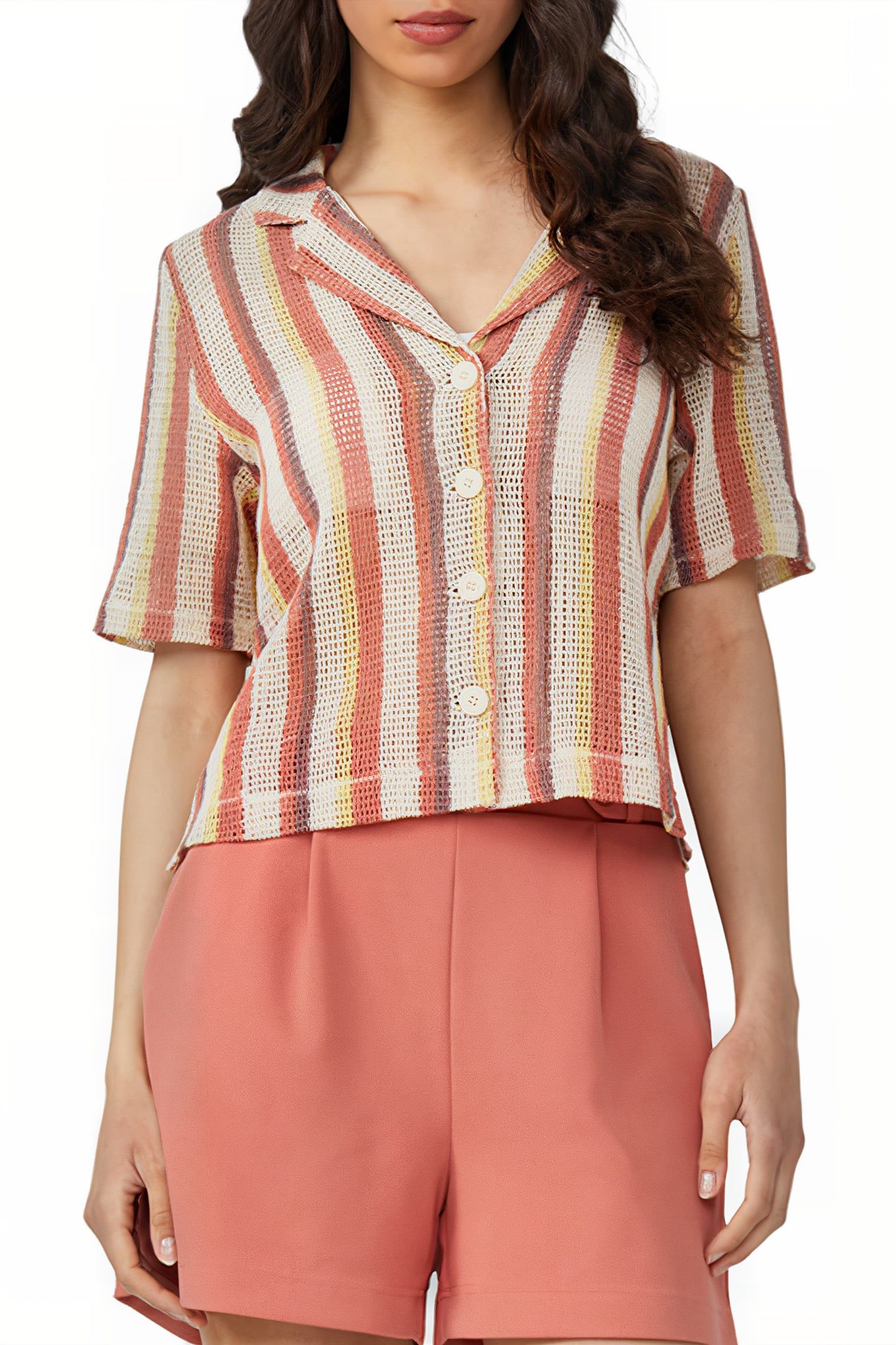 S.OLIVER-QS CARDIGAN ORANGE 1