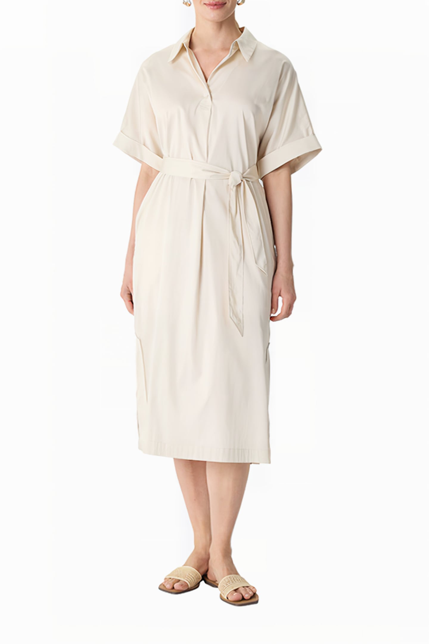 COMMA DRESSES BEIGE 1