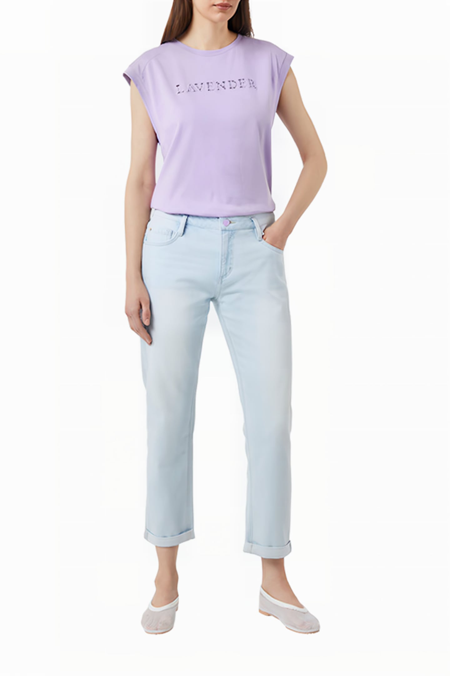 COMMA T-SHIRTS LILAC 2