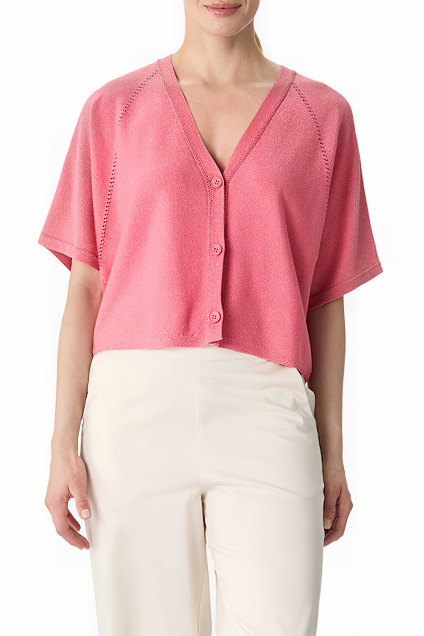 COMMA CARDIGAN LILAC/PINK 1