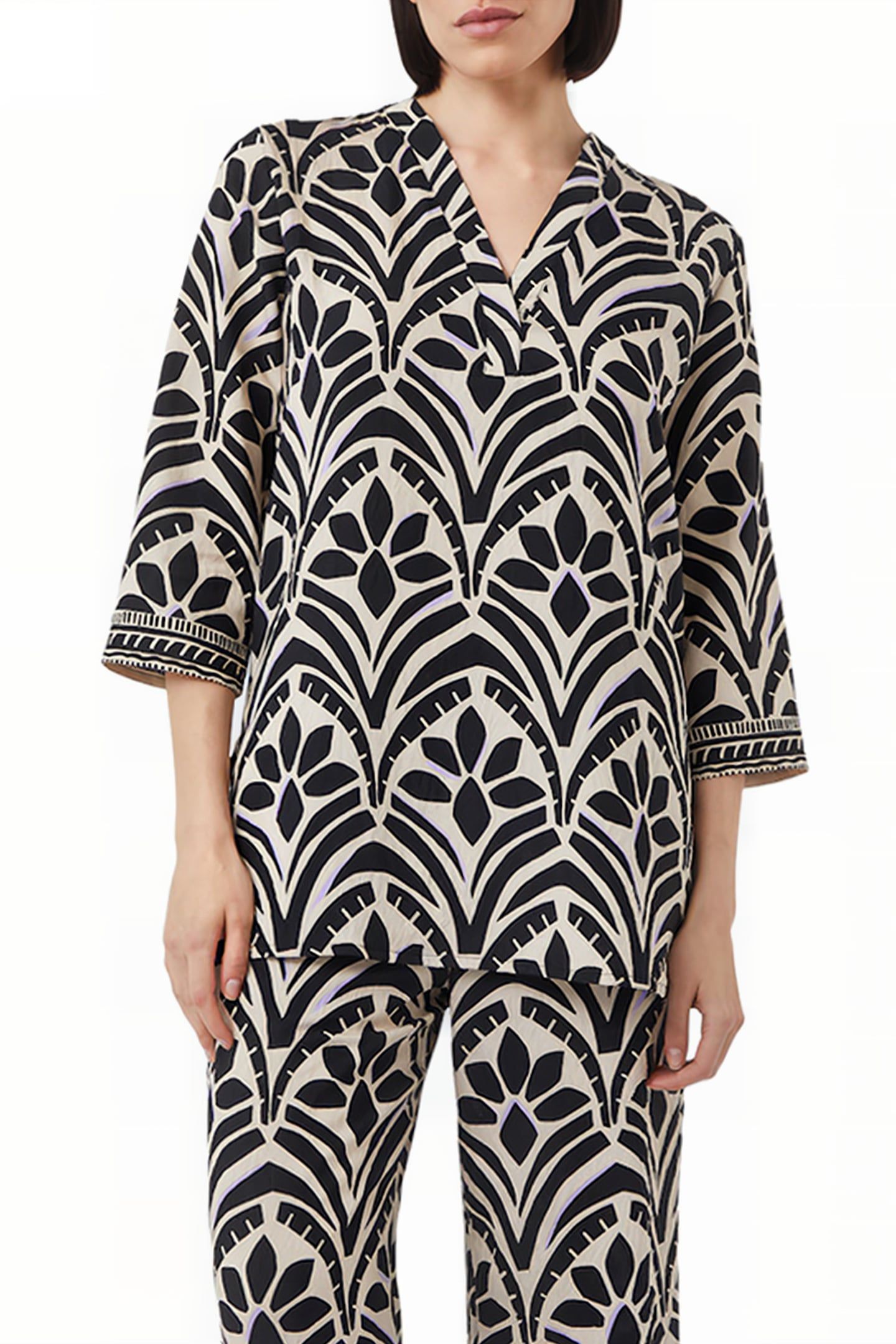 COMMA BLOUSES BLACK 1