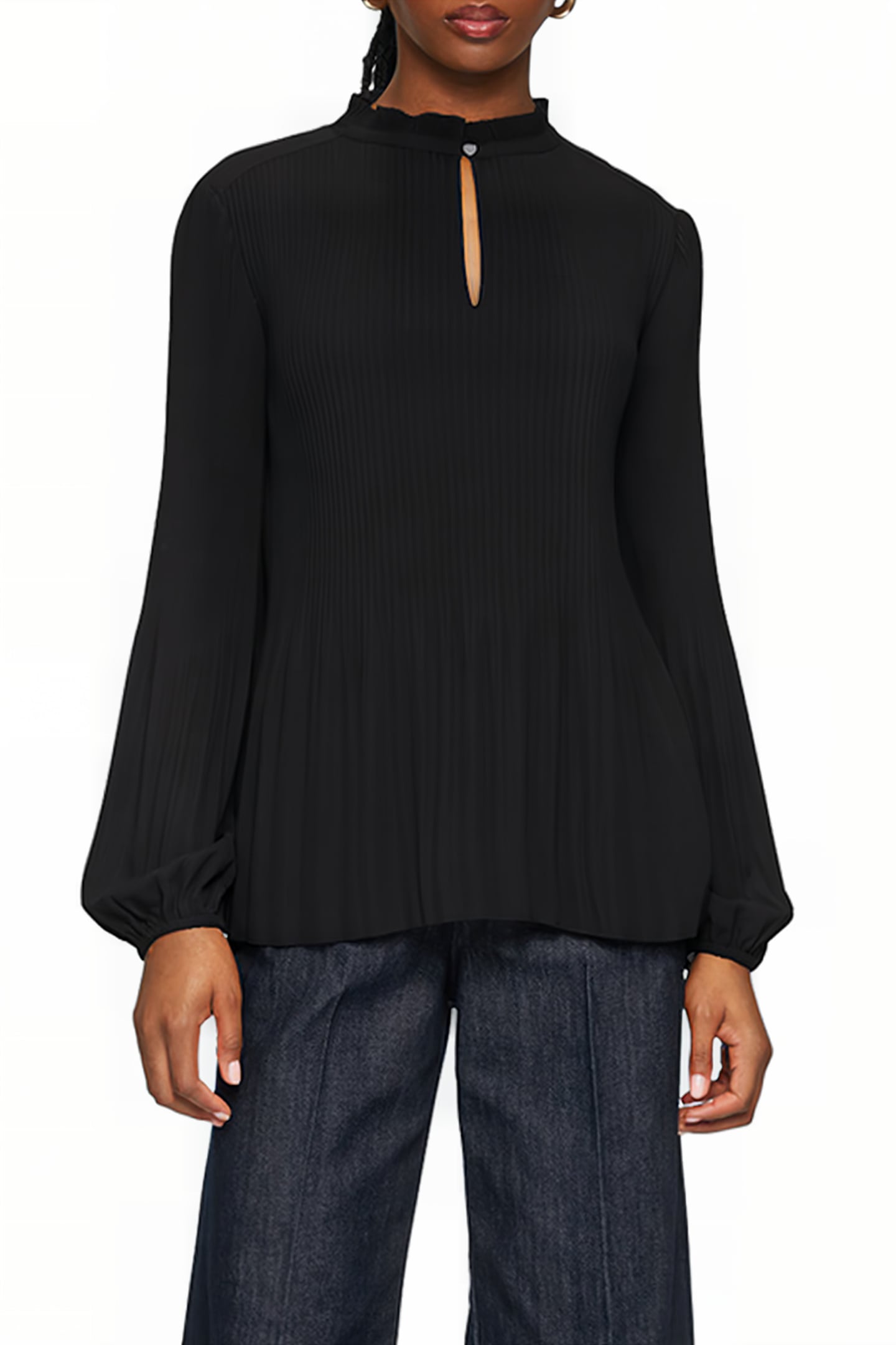 S.OLIVER BLOUSES BLACK 1