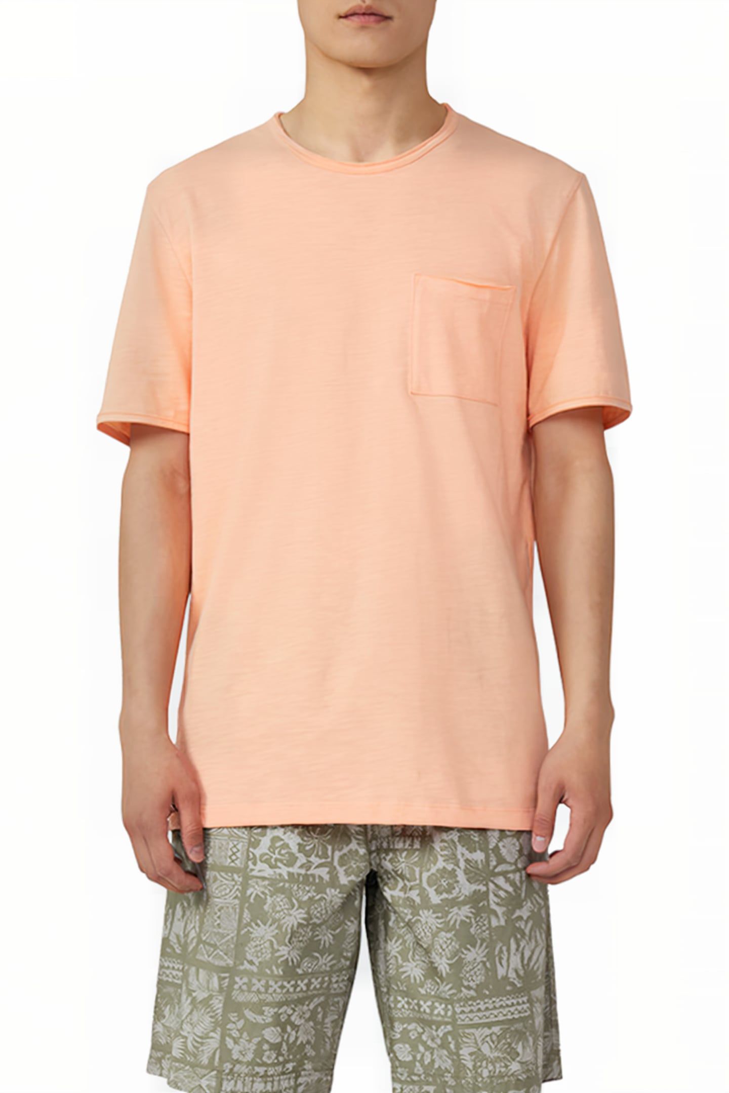 S.OLIVER T-SHIRTS ORANGE 1
