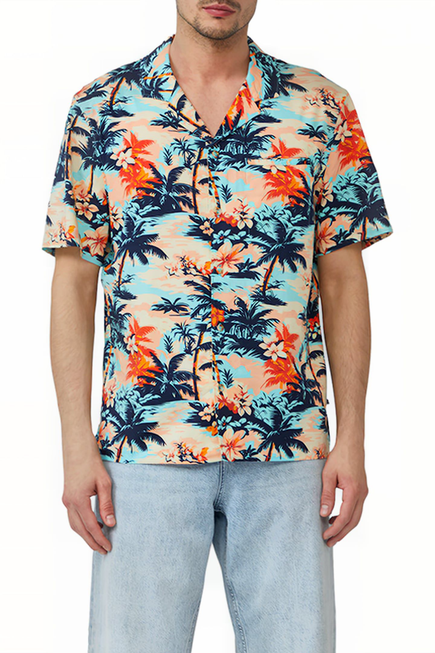 S.OLIVER SHIRTS BLUE GREEN 1