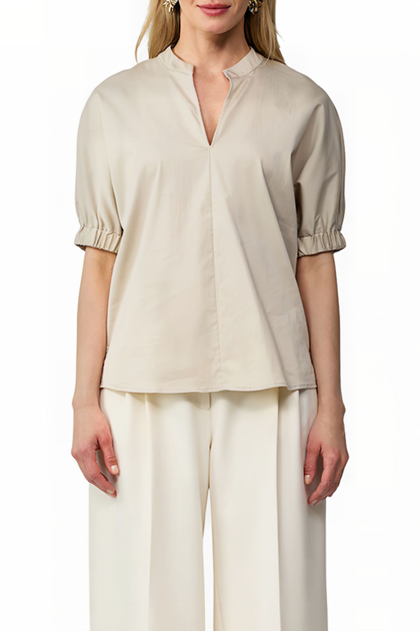 S.OLIVER BLOUSES BEIGE 1
