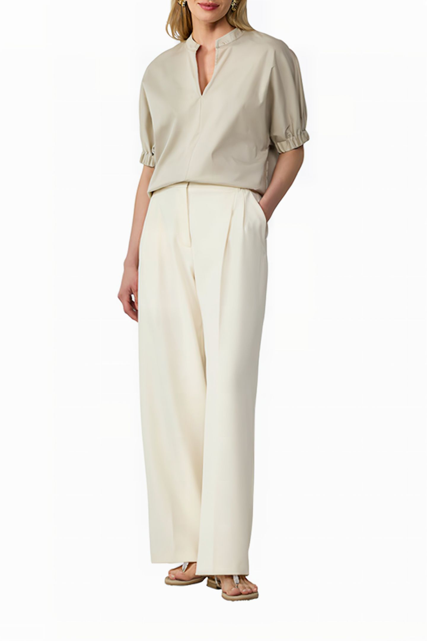 S.OLIVER BLOUSES BEIGE 2