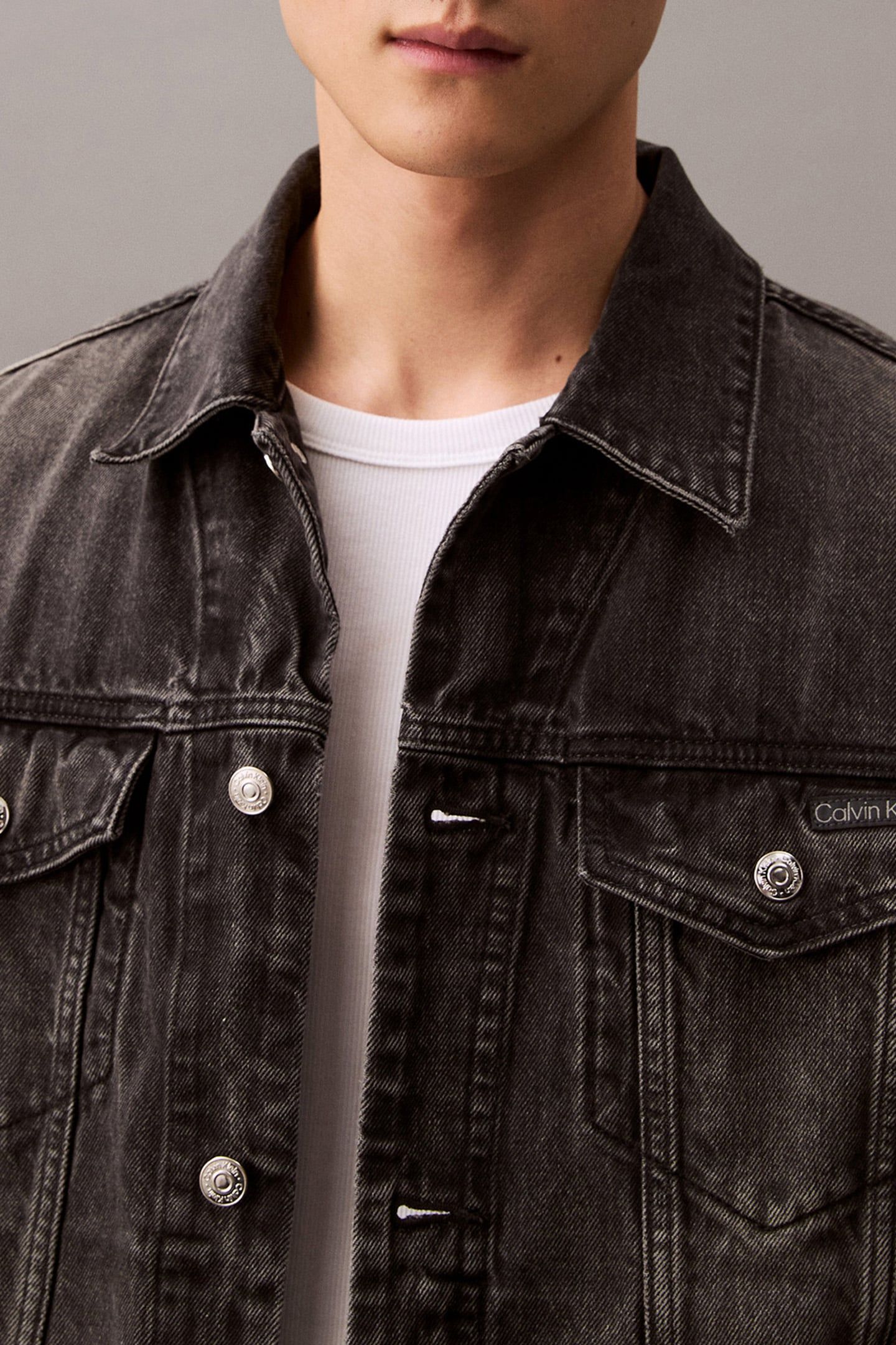 90S BLACK FOG DENIM JACKET 5