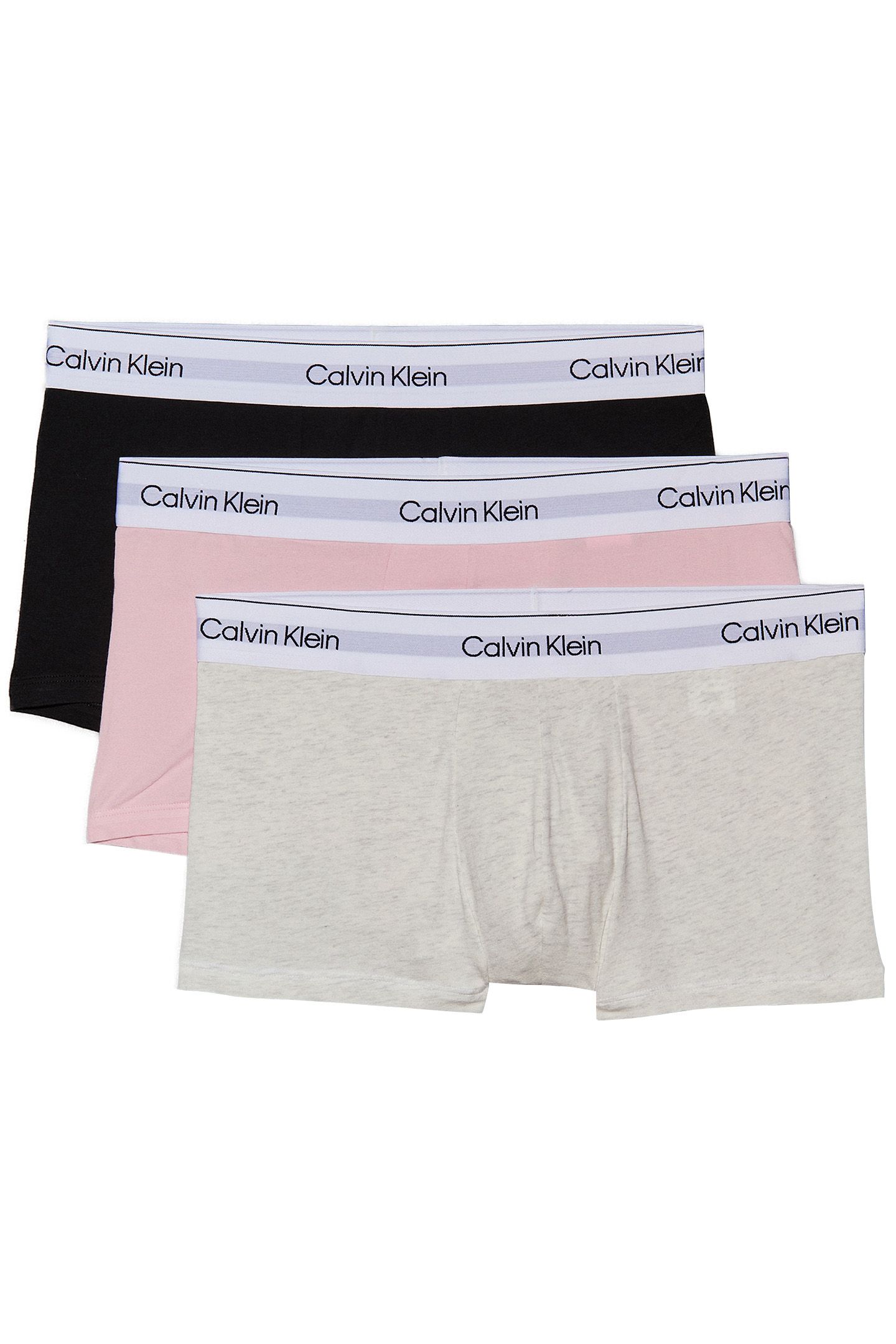 LOW RISE TRUNK 3PK BLACK, SNOW HEATHER, BUFF PINK 1