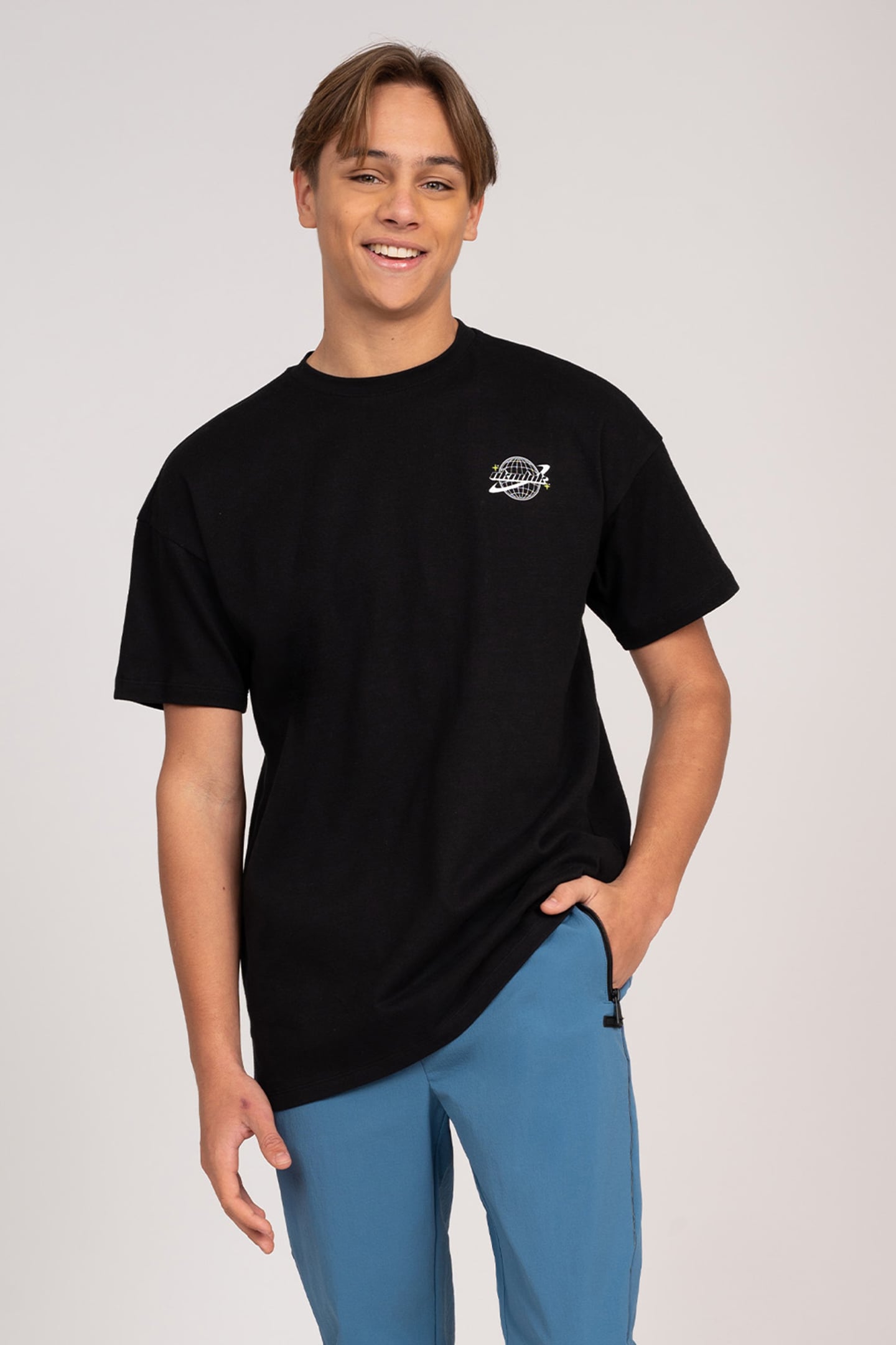 PLANET T-SHIRT BLACK 1