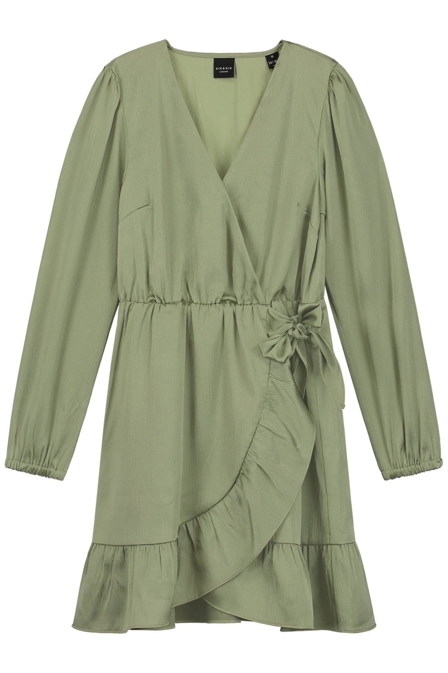 LENNOX DRESS CROCODILE GREEN 1
