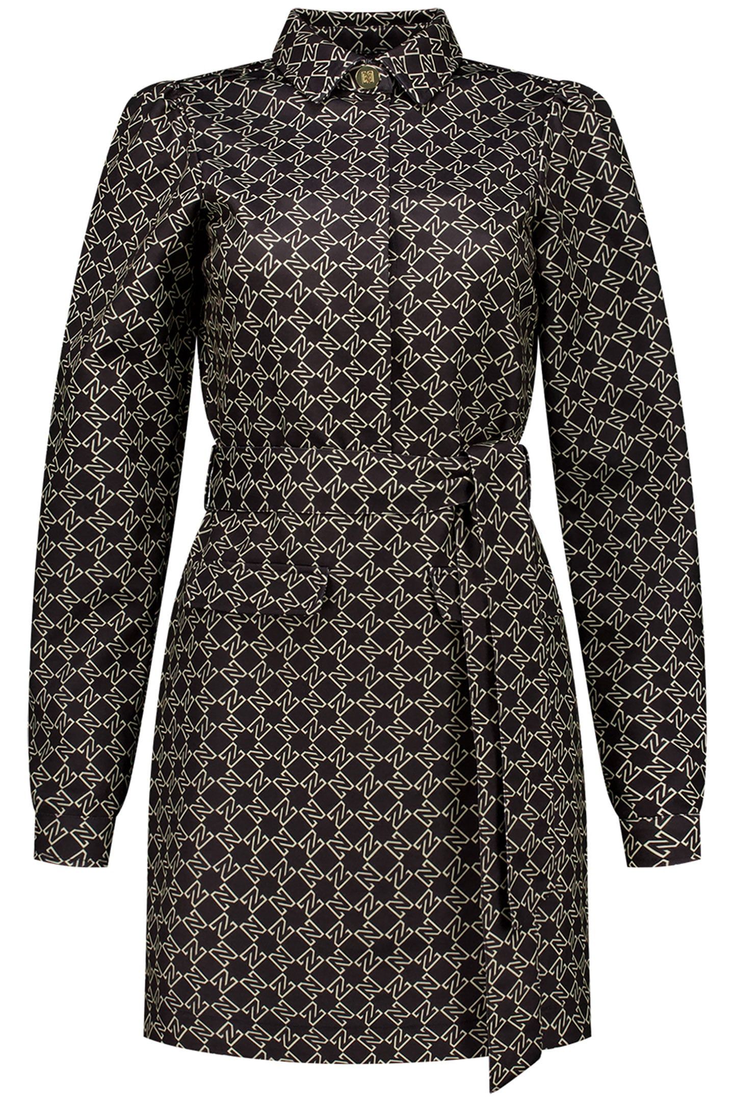 MONOGRAM LOGO DRESS BLACK 2