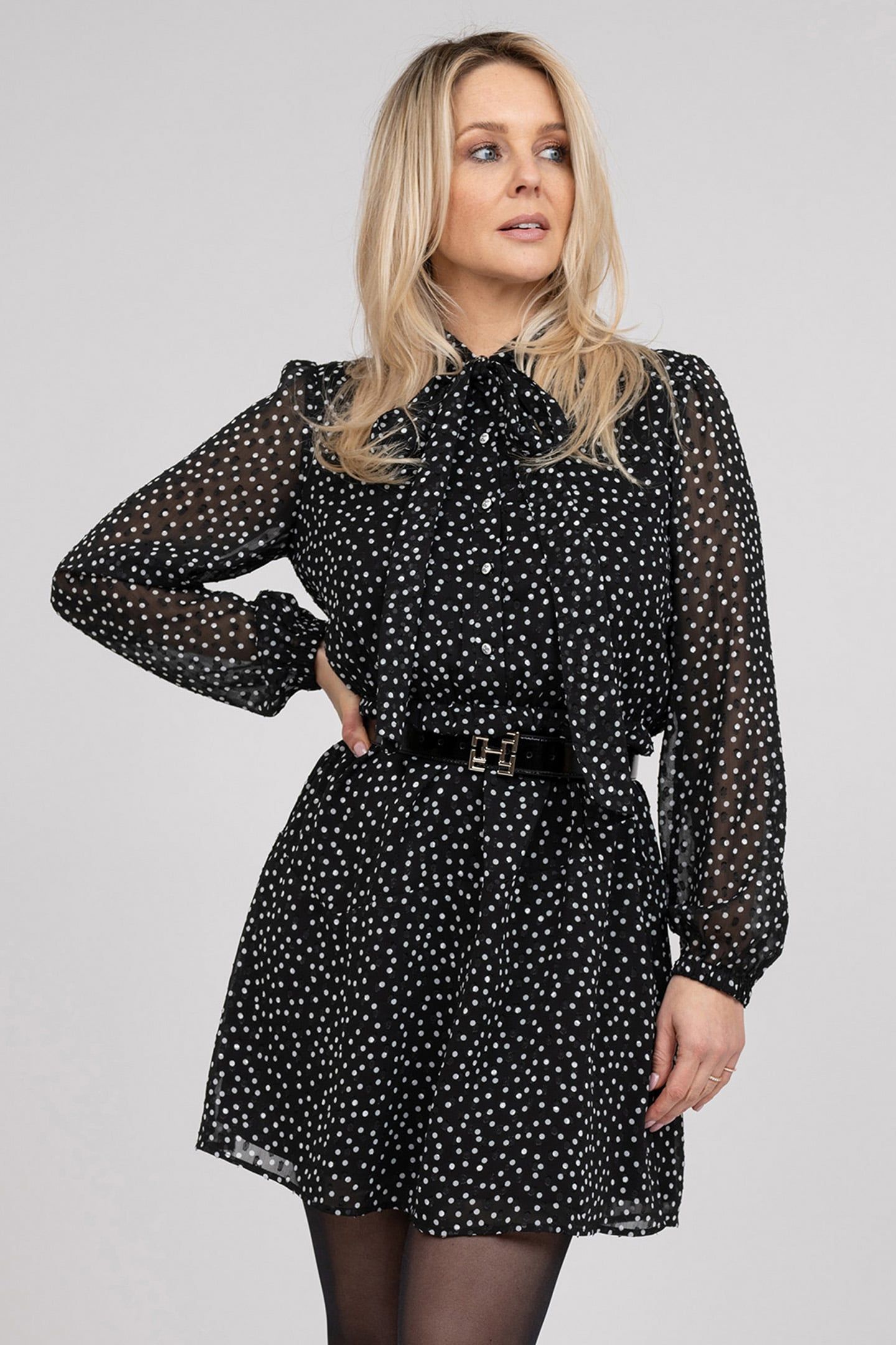 DELORES DRESS BLACK 1