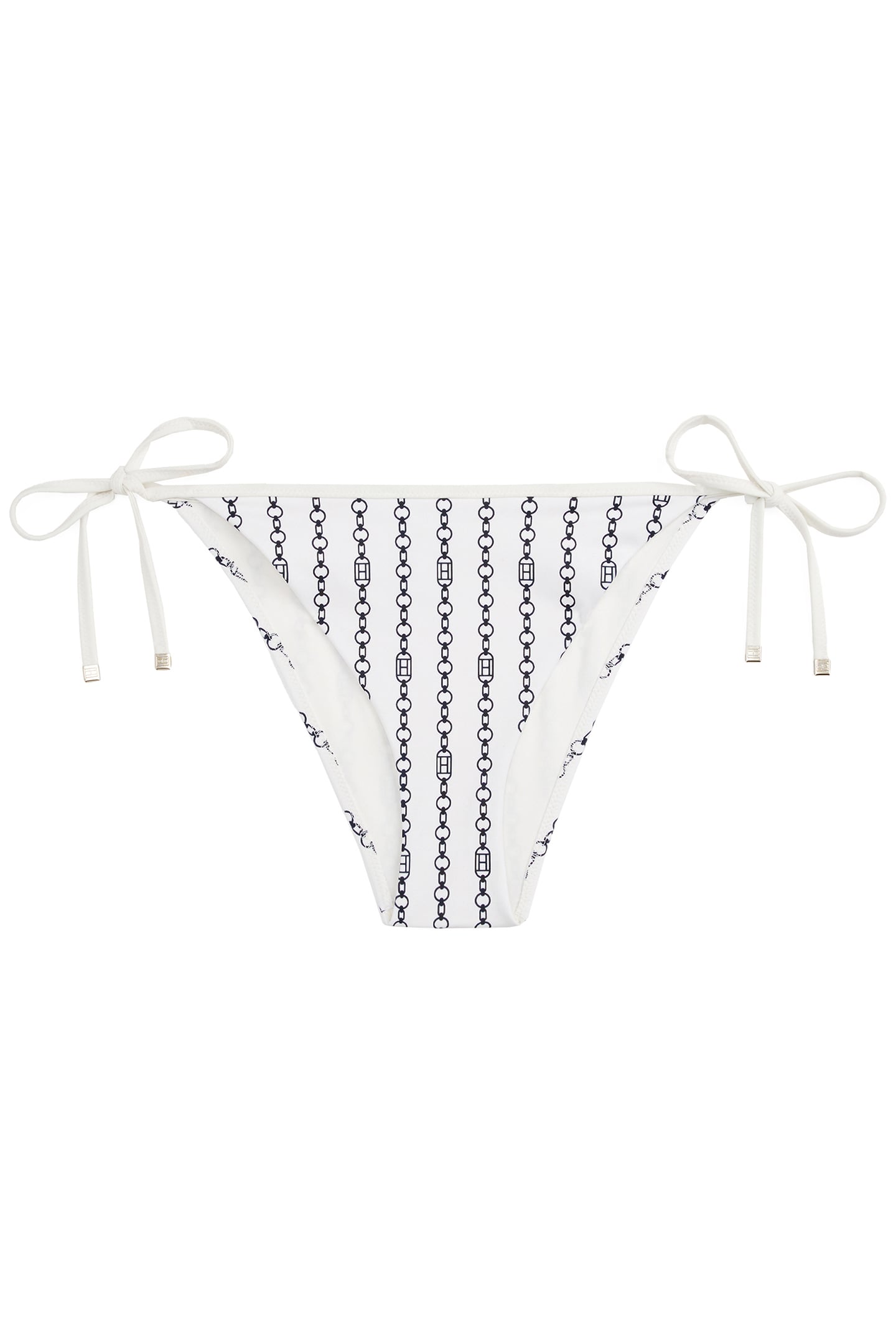 CHEEKY STRING SIDE T FLAG CHAIN IVORY SILK 4