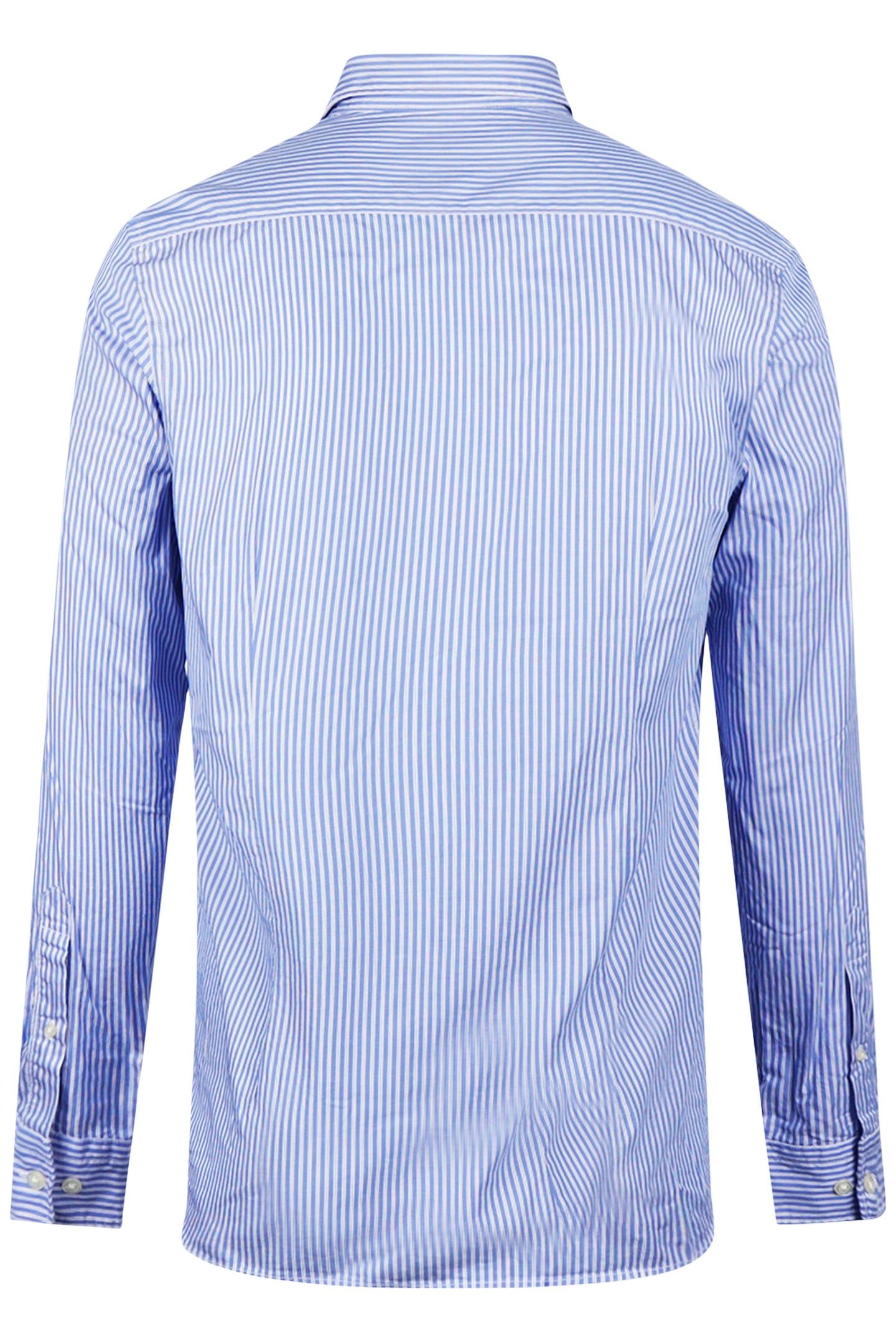 STRIPE SHIRT MEDIUM BLUE 5