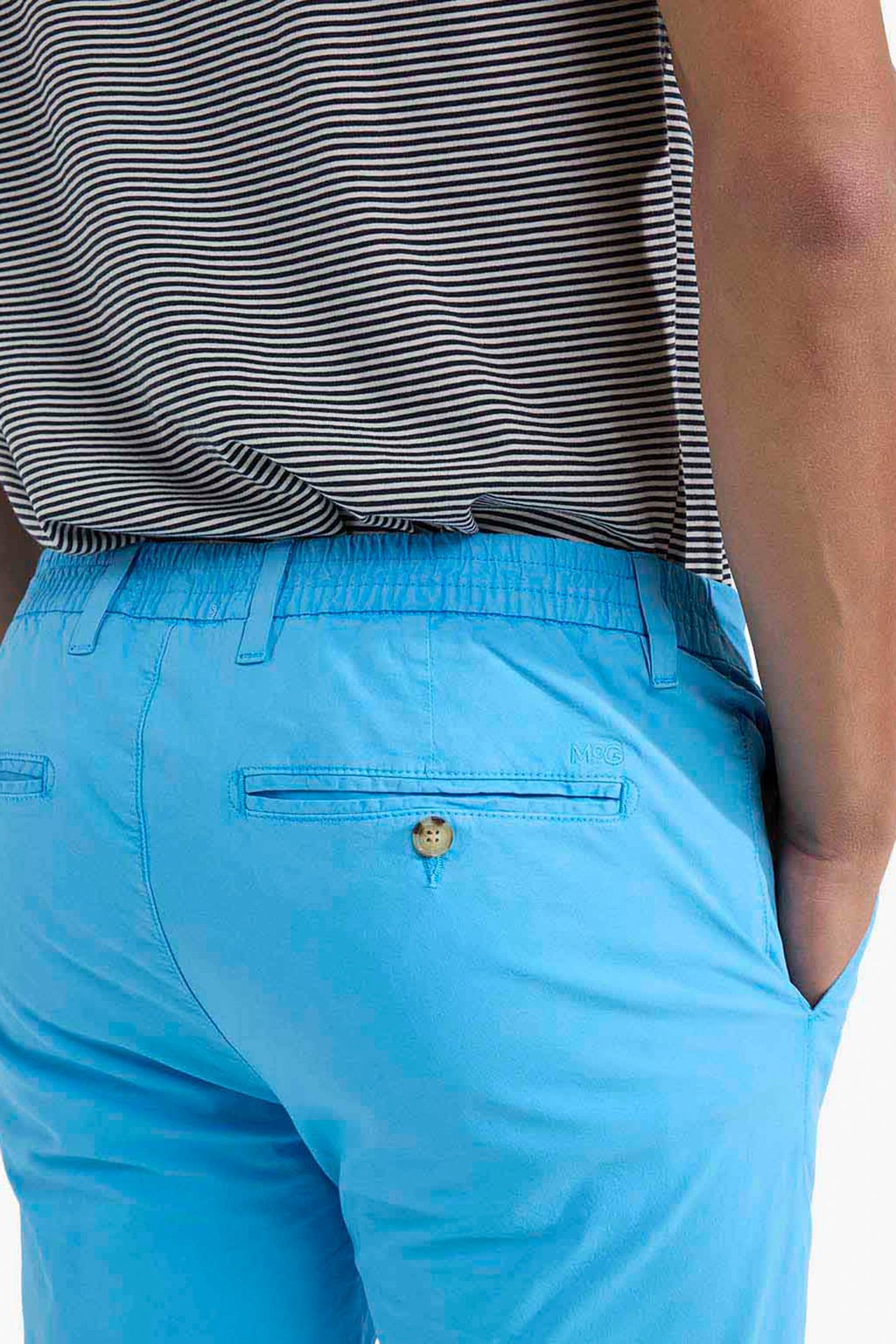 MF CHINO SUMMER POPLIN SEA BLUE 5