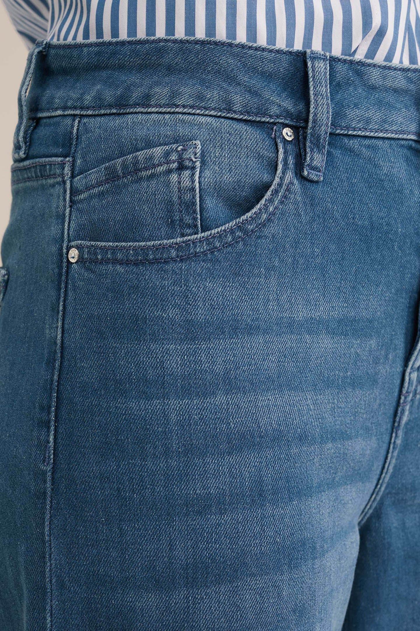 5-POCKET HIGH WAIST DARK BLUE 6