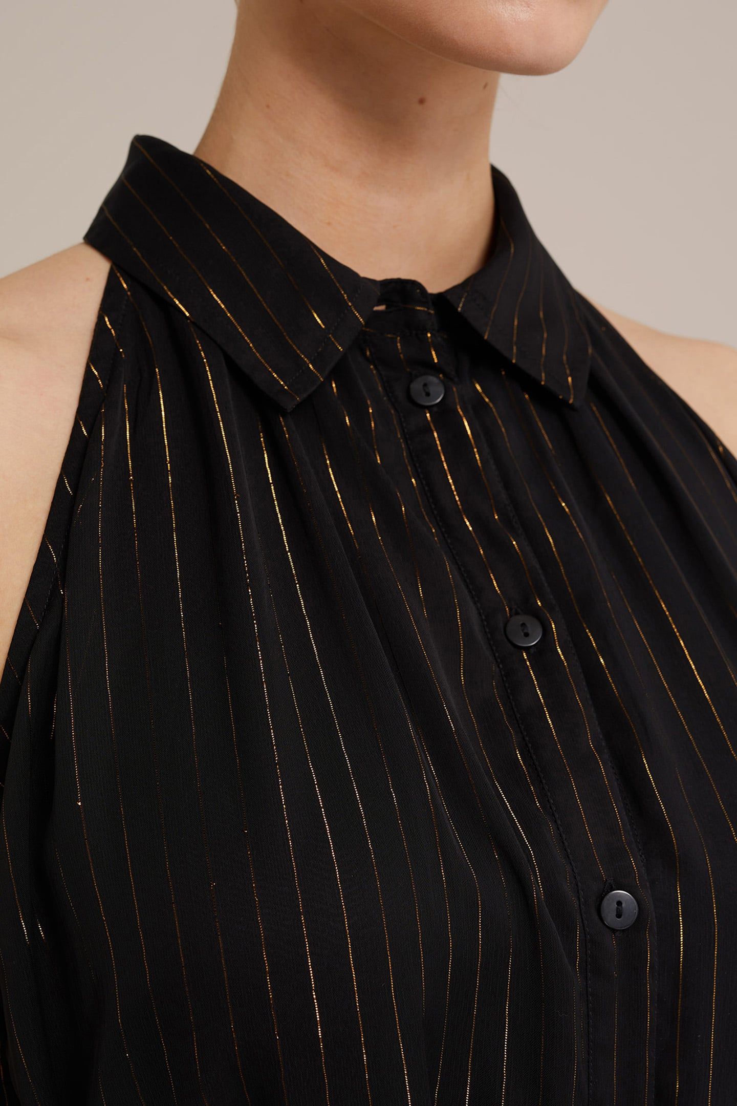 DRESS MID LENGTH BLACK 5