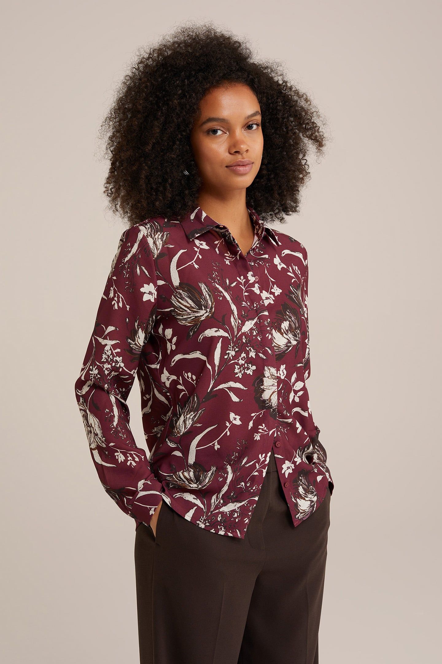 BLOUSE SAFFRON RED 1