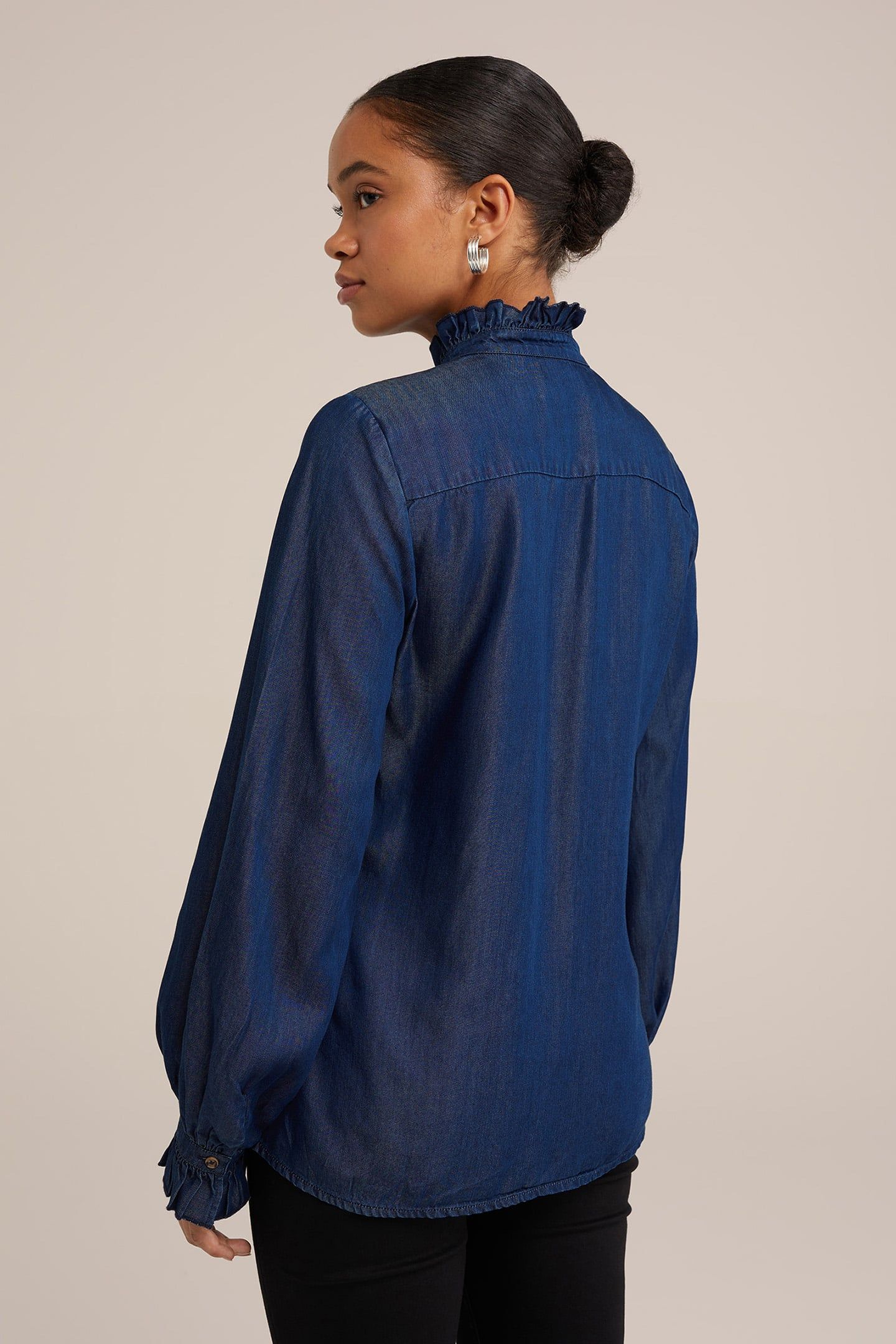 BLOUSE DARK BLUE 2