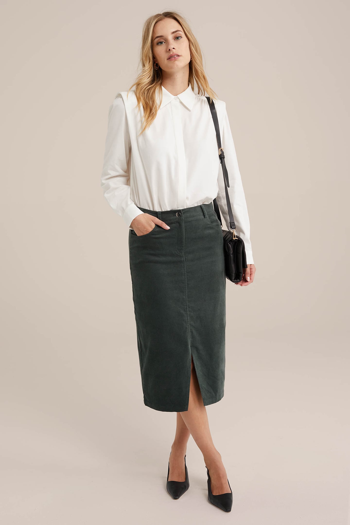 SKIRT PENCIL GREEN 5