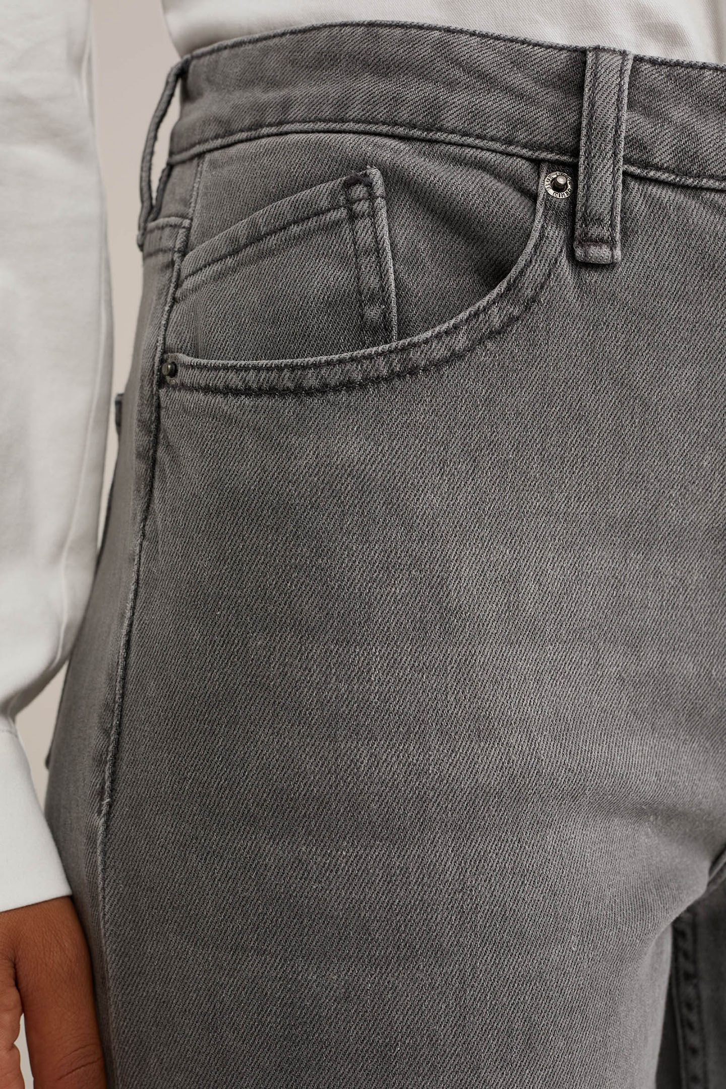 5-POCKET HIGH WAIST GREY 5