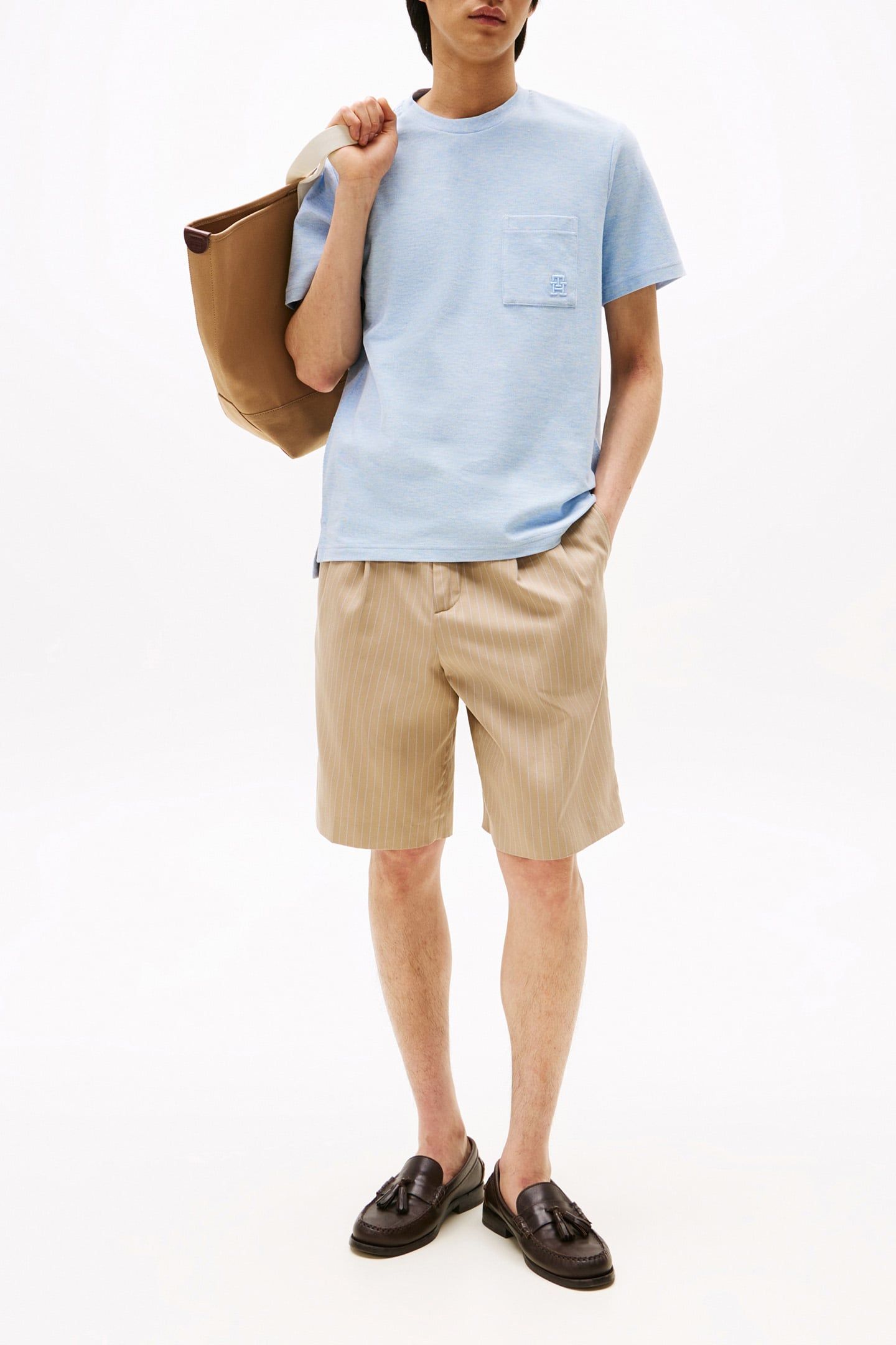 MONOGRAM IMD REGULAR FIT T-SHIRT BEIGE 2