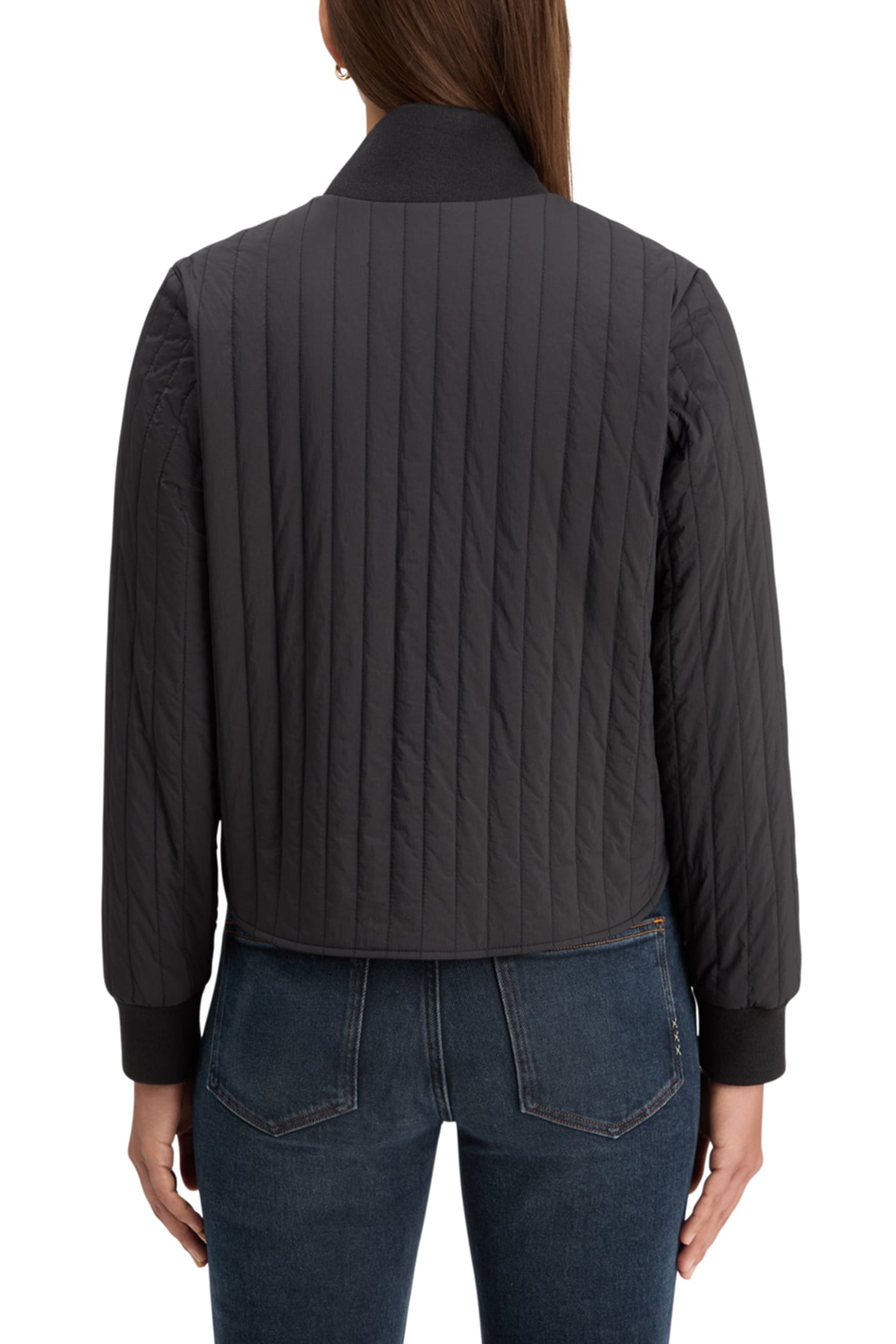 ELEVATED REVERSIBLE BOMBER EVENING BLACK 2
