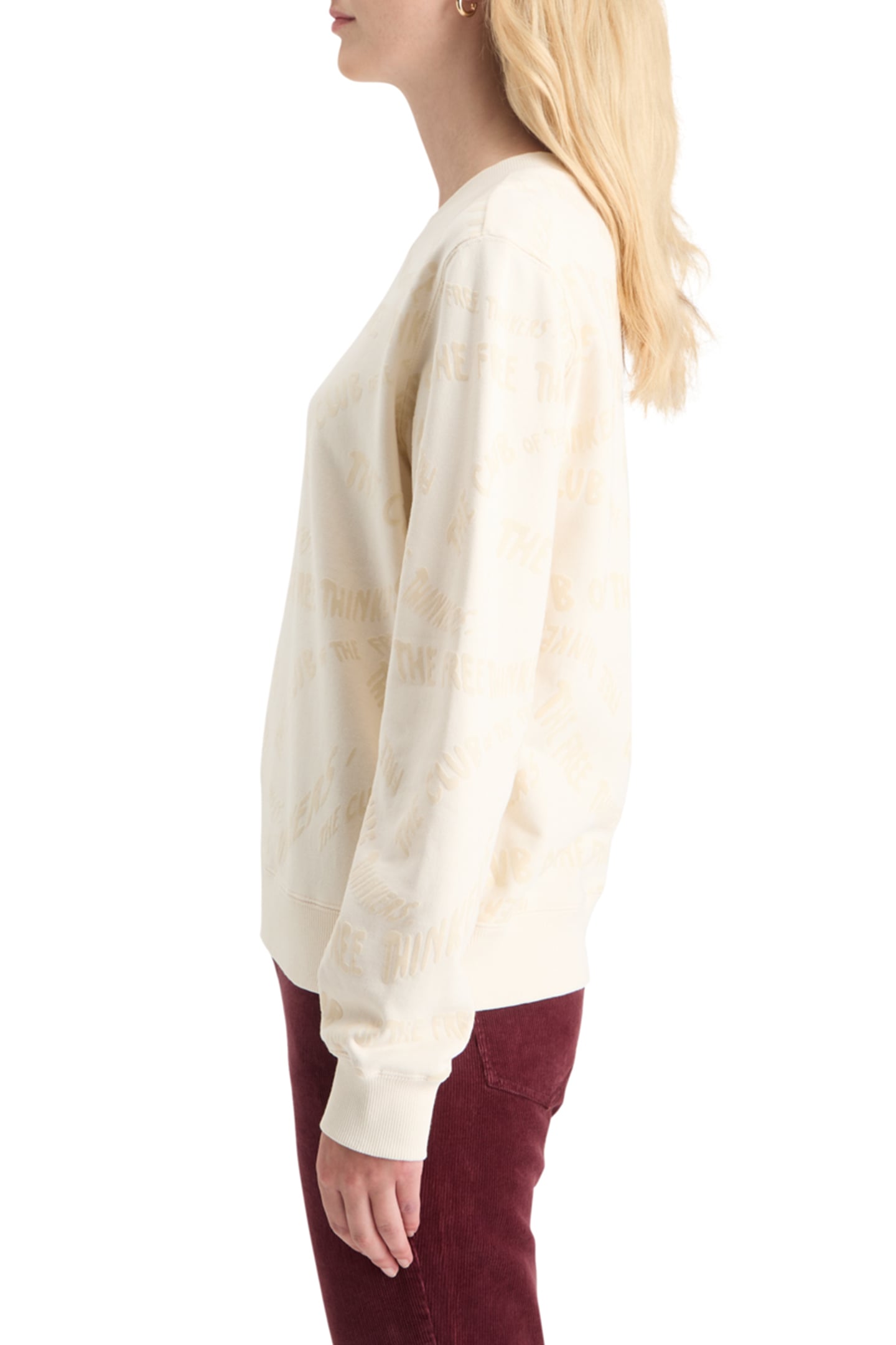 FLOCK AOP REGULAR FIT SWEATSHIRT SOFT ICE 6