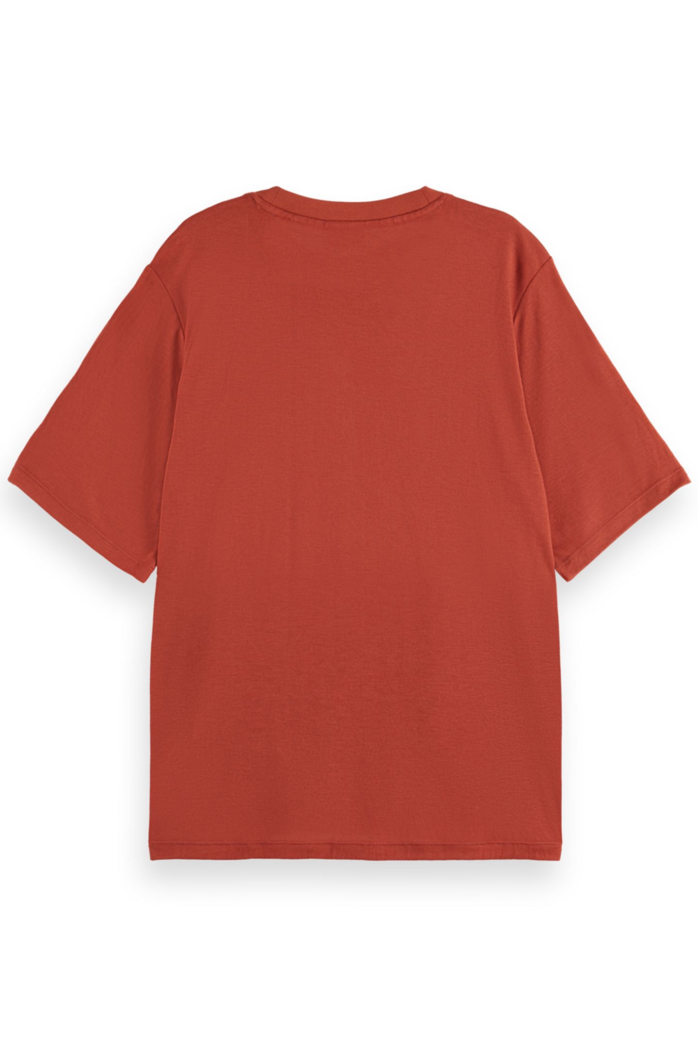 BURN OUT ARTWORK RELAXED FIT T-SHIRT RUST 2