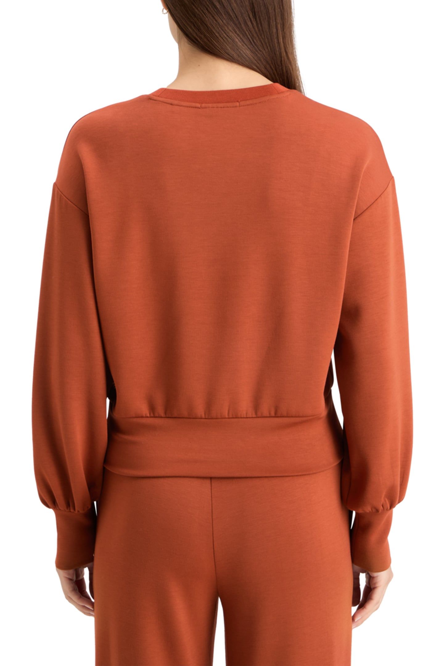 MODAL SWEATSHIRT RUST 2