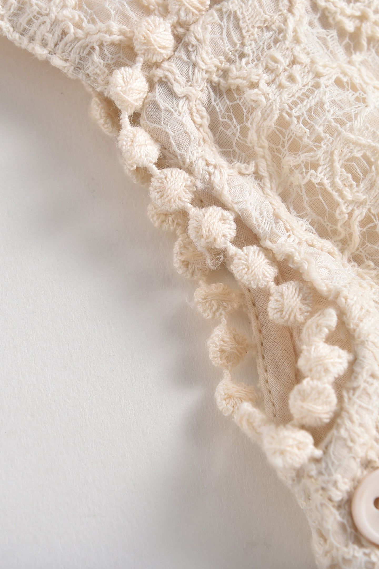 OVERALLS KARLA CREAM SPARKLE LACE 5