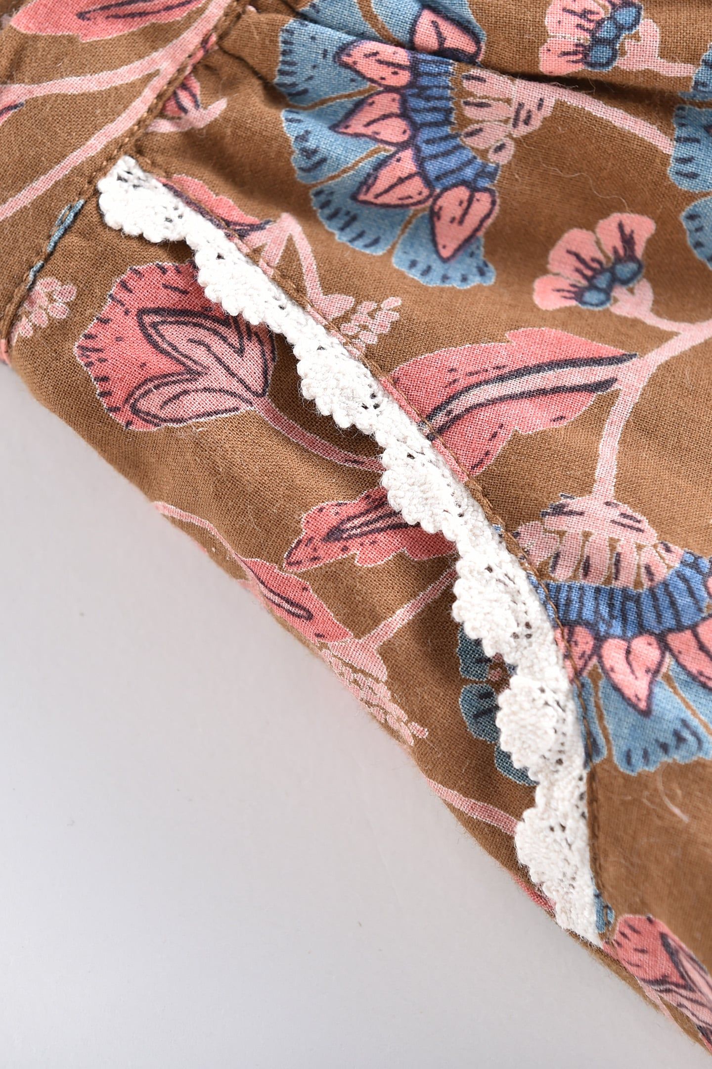 SKIRT ASANNA BRONZE FOLK FLOWERS 7