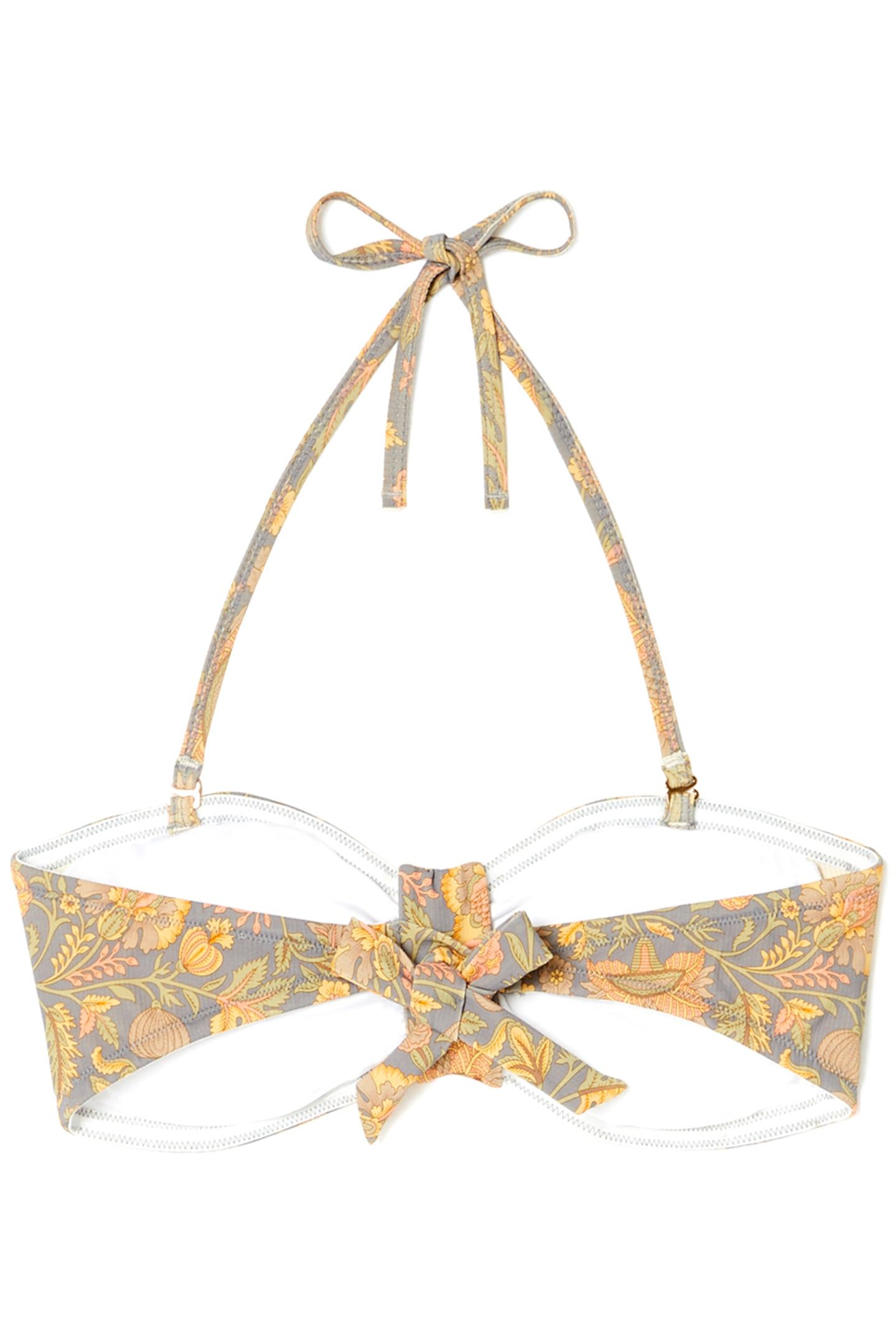 BIKINI TOP WALNUT CALIFORNIA FLOWERS 5