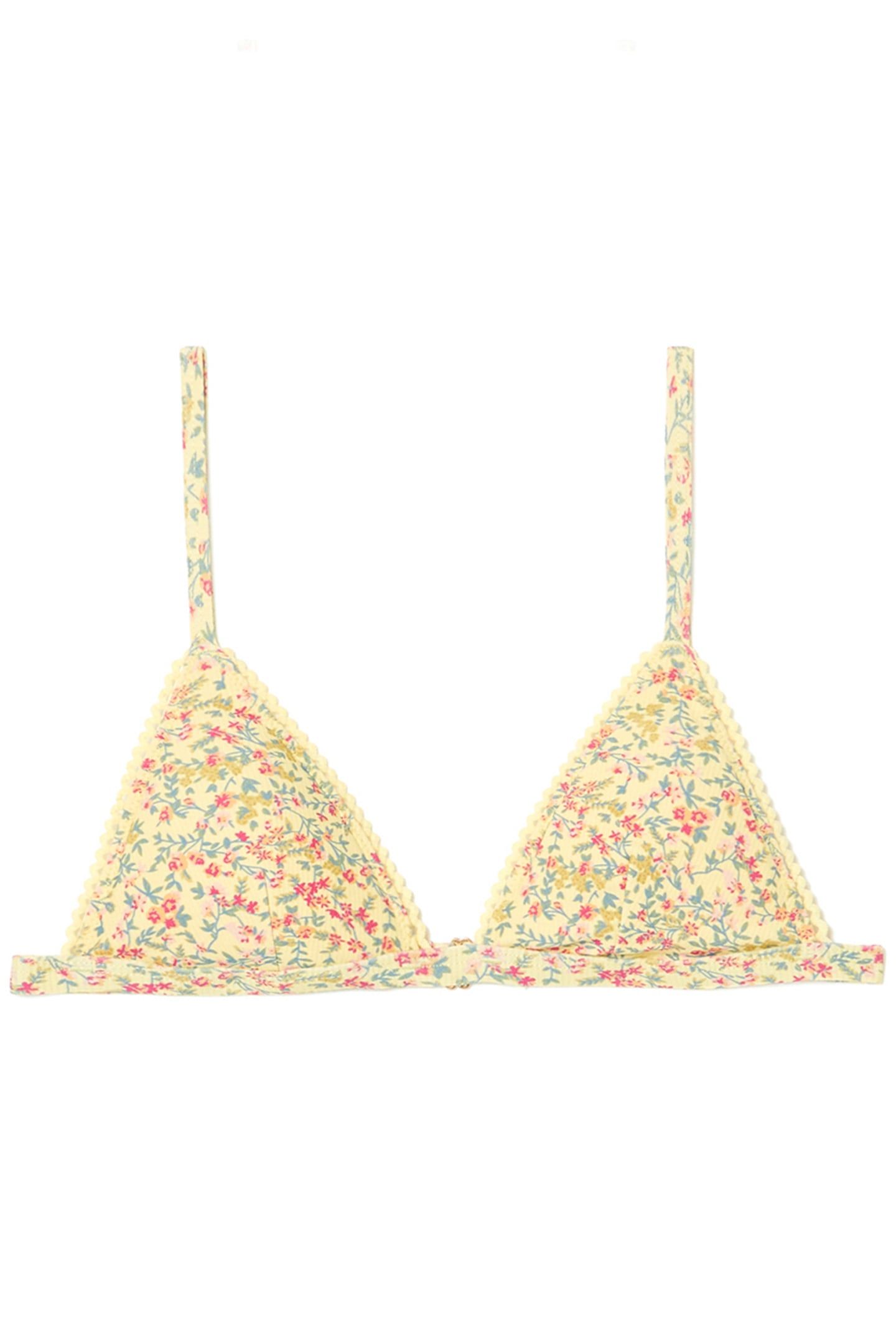 BIKINI TOP VASALIA YELLOW SPRING FLOWER 5