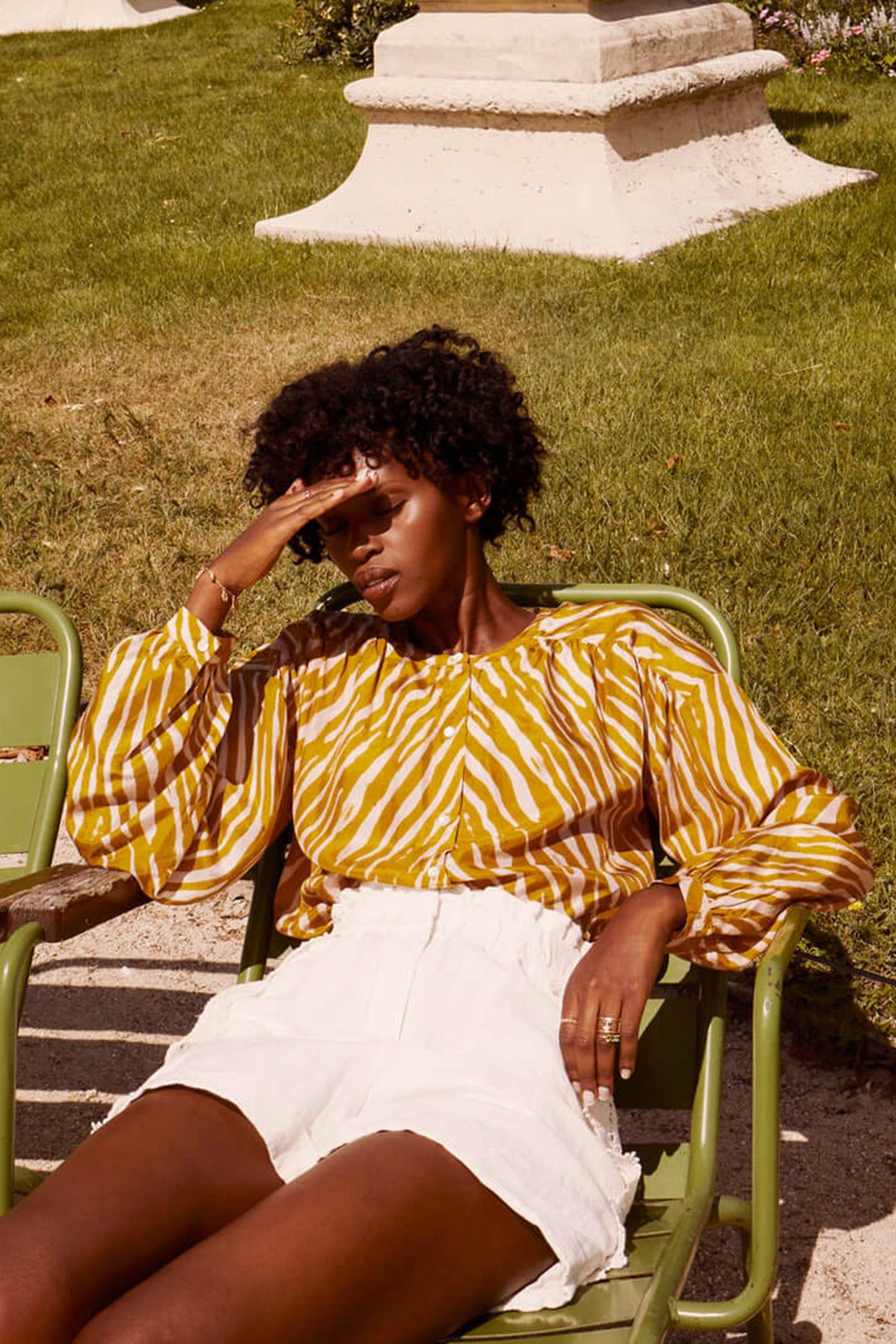 BLOUSE JAY CINNAMON STRIPES 5