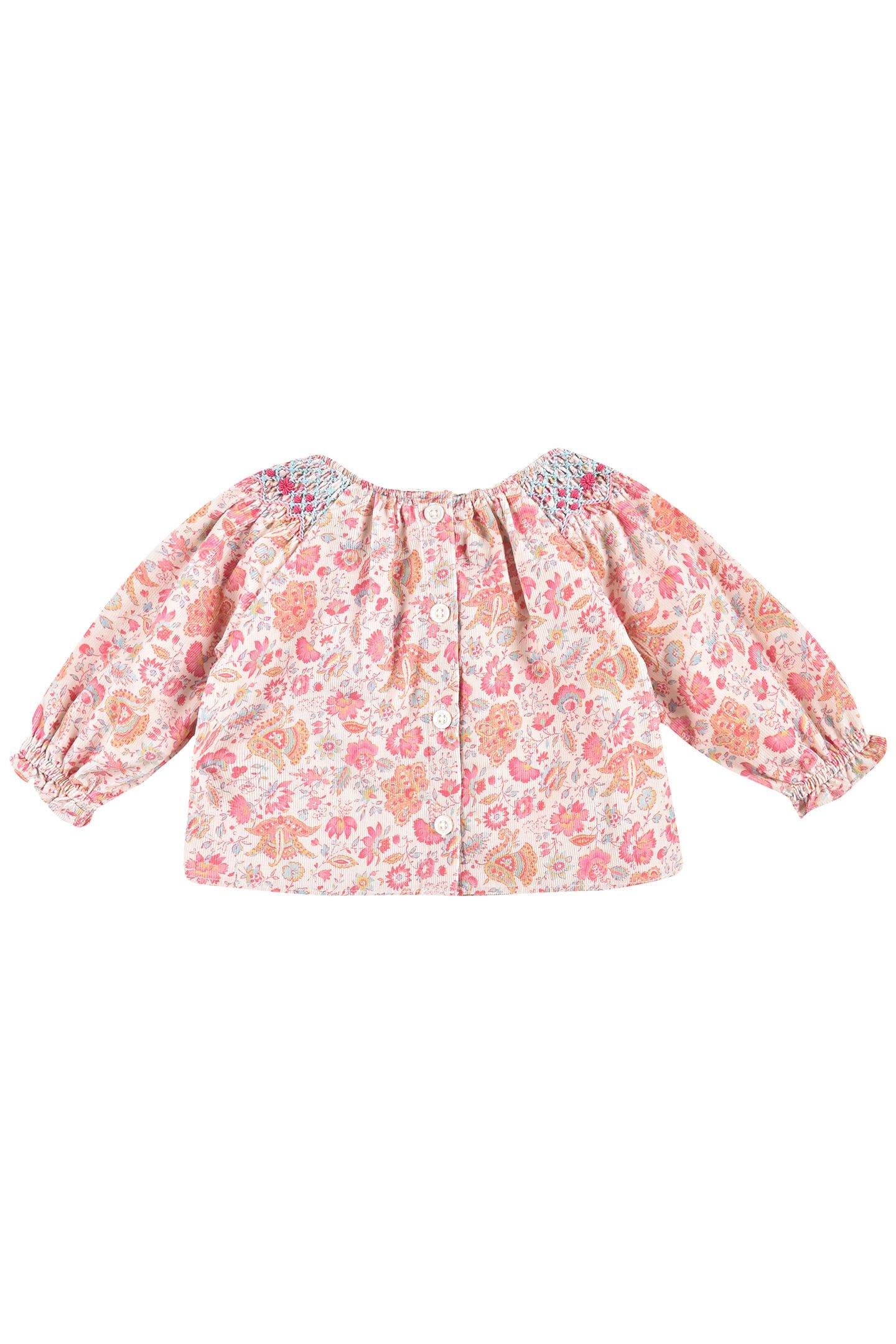 BLOUSE MAHINA CREAM FLOWER FIELDS 2