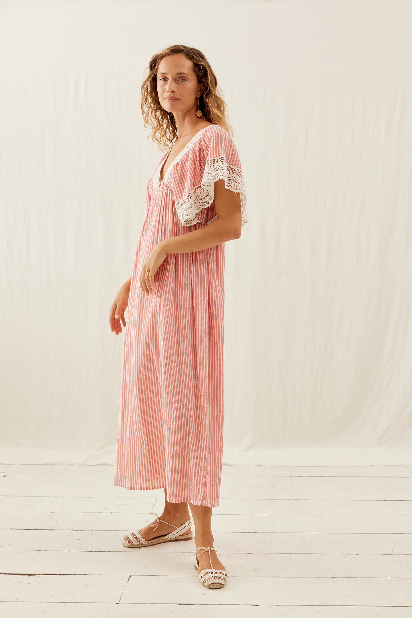 DRESS ASHILA STRAWBERRY STRIPES 3